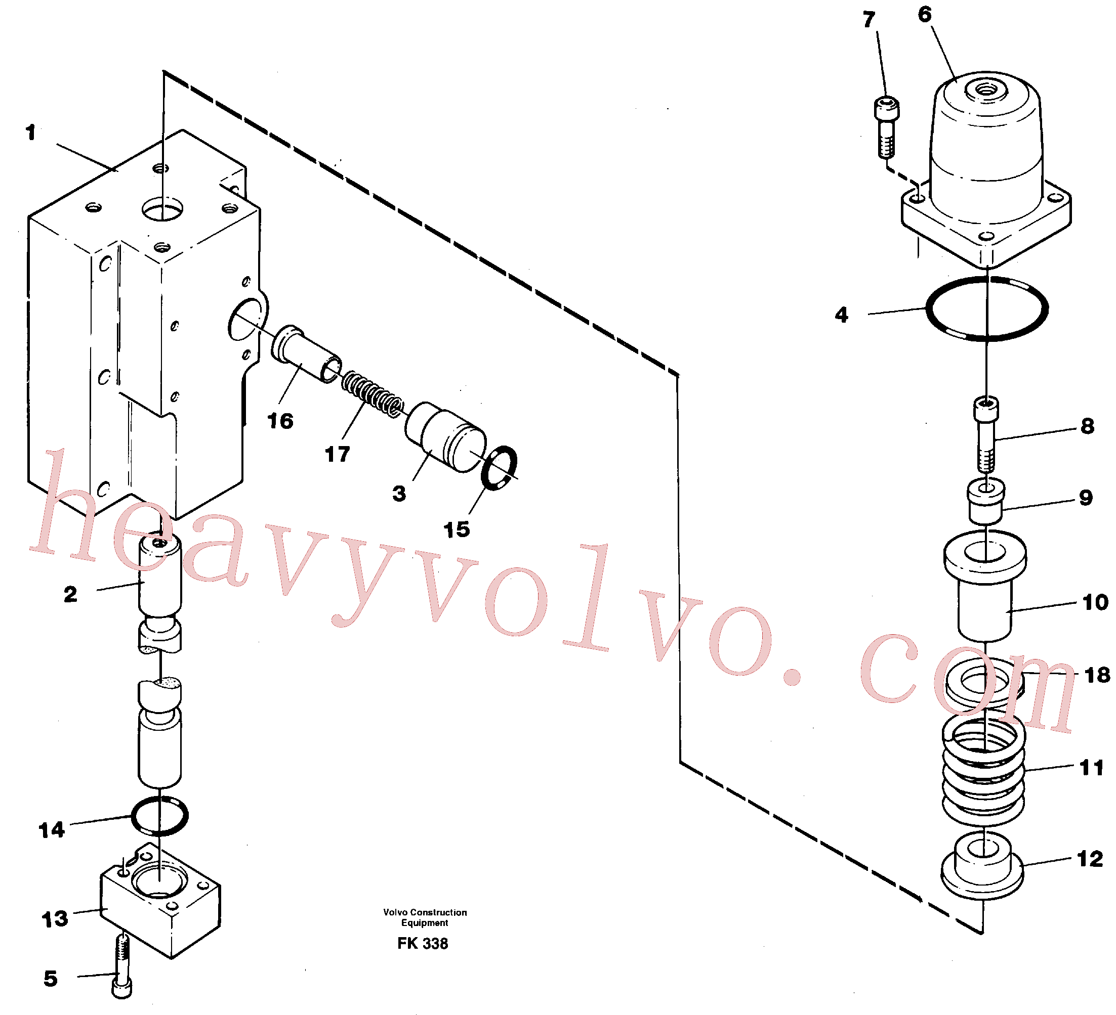 Wholesale VOE14265045 Valve slide for Volvo Excavator