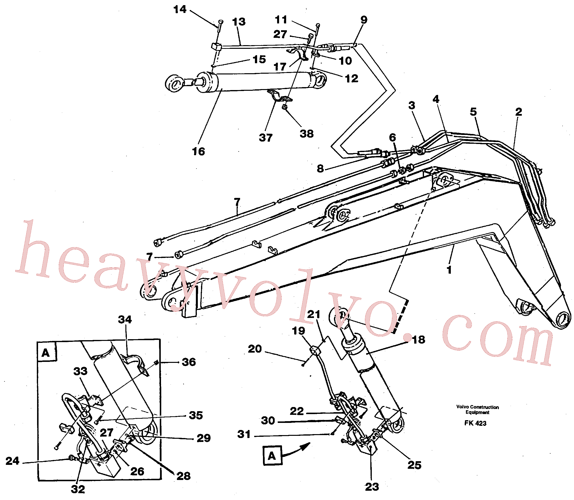Volvo VOE14255452 Tube Assembly aftermarket part for sale