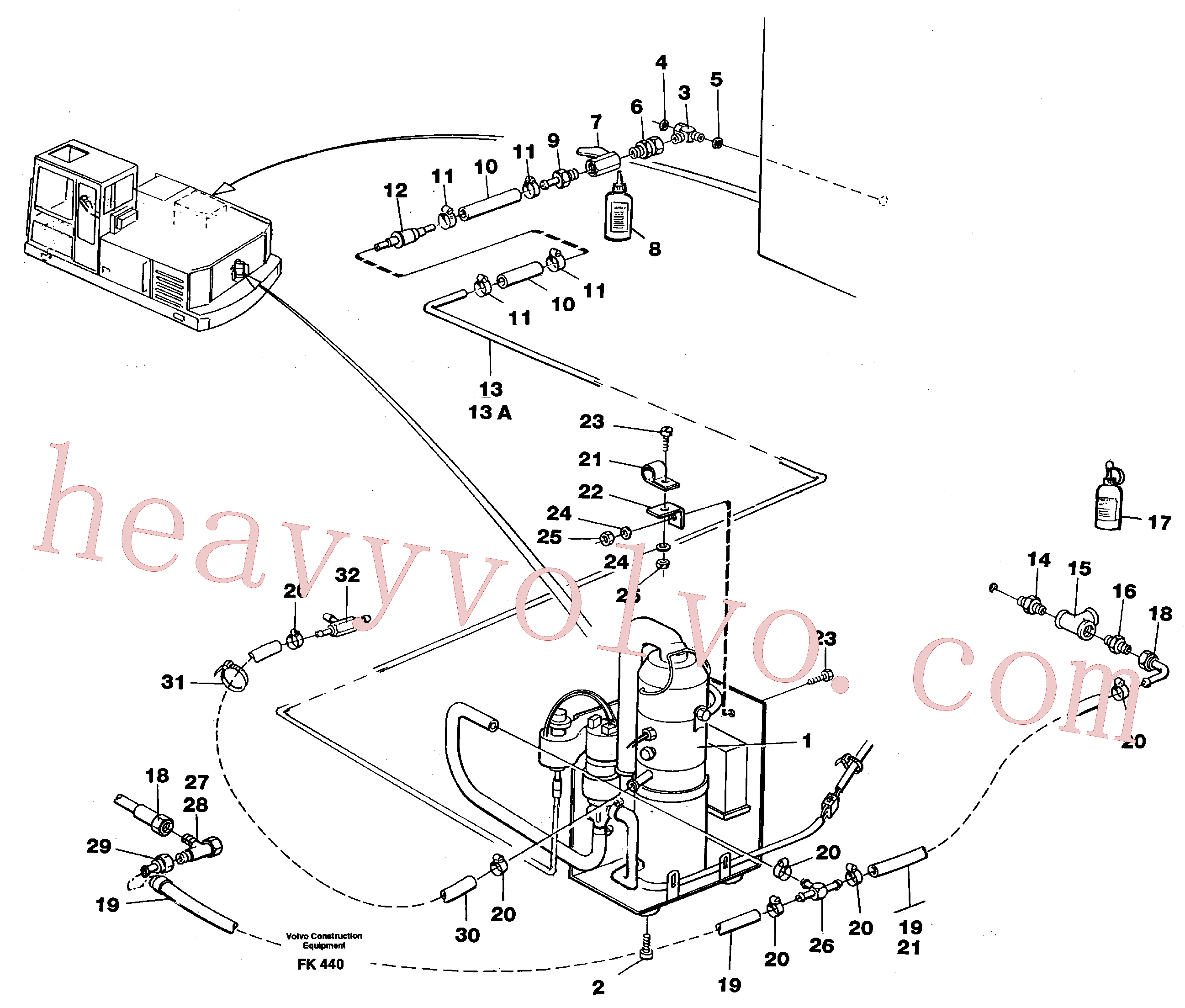 VOE14213332 Sealing ring for Volvo Excavator spare