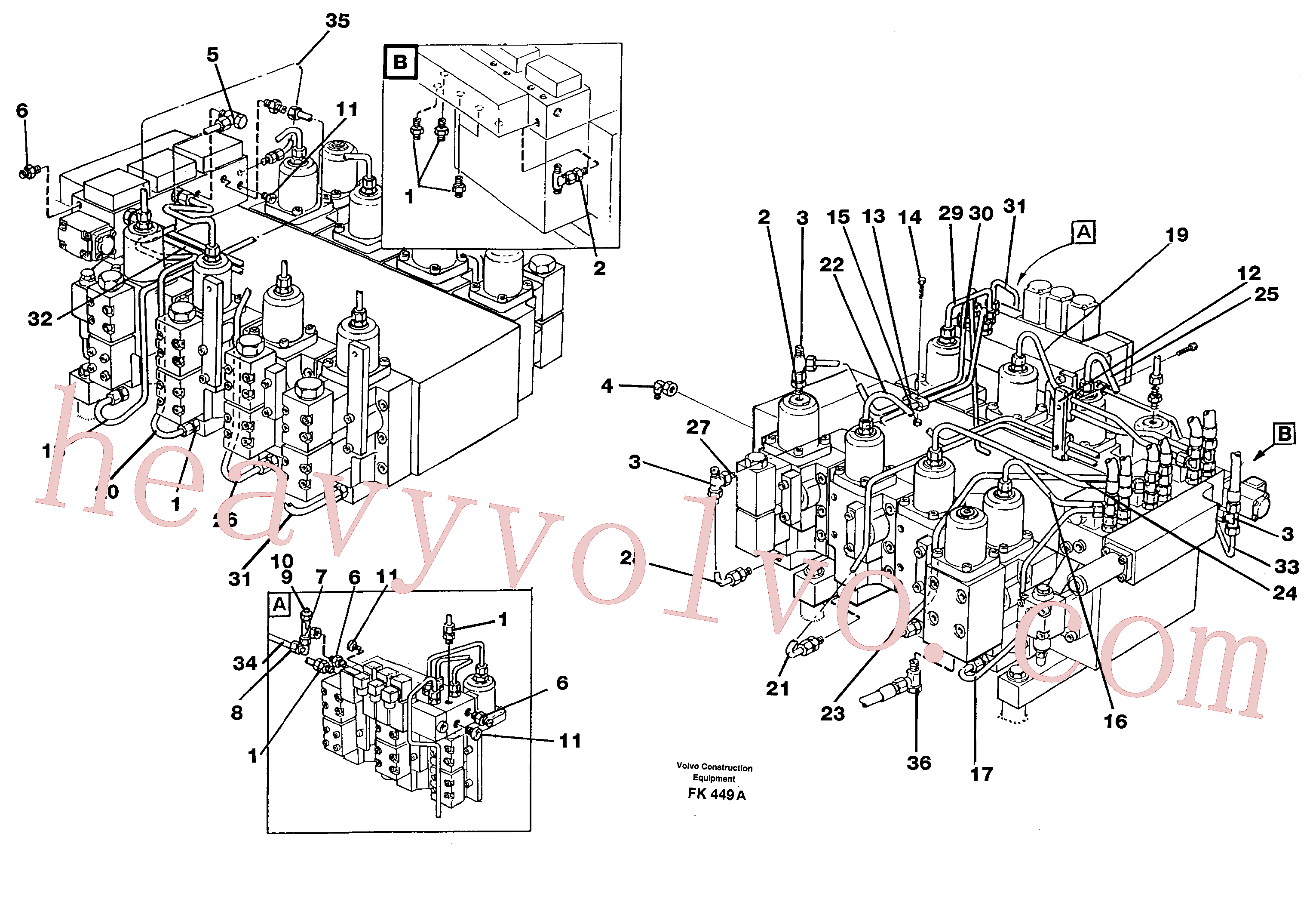 VOE14249359 Tube Assembly for Volvo Excavator Parts