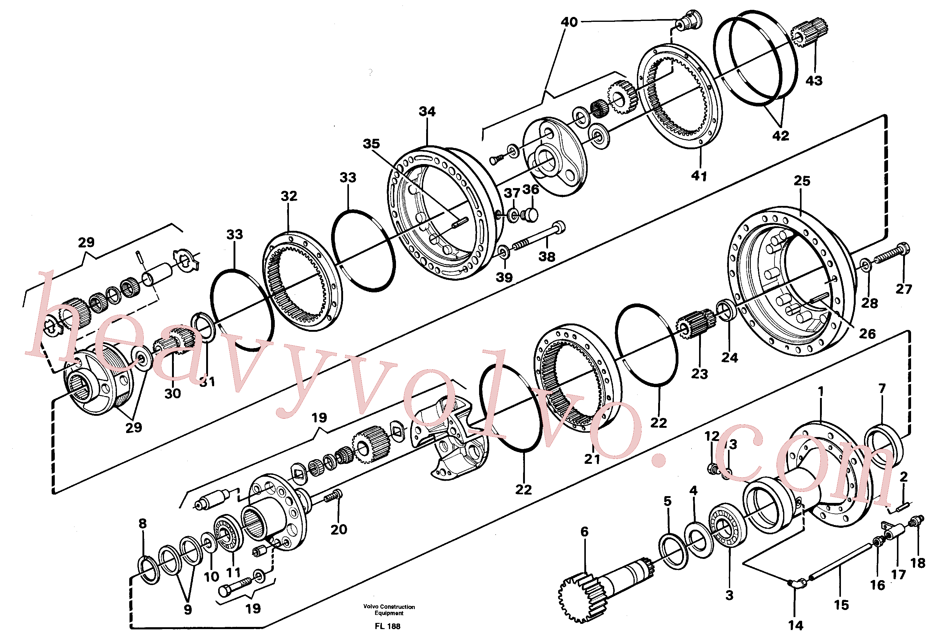 Wholesale VOE11700012 Washer for Volvo Excavator