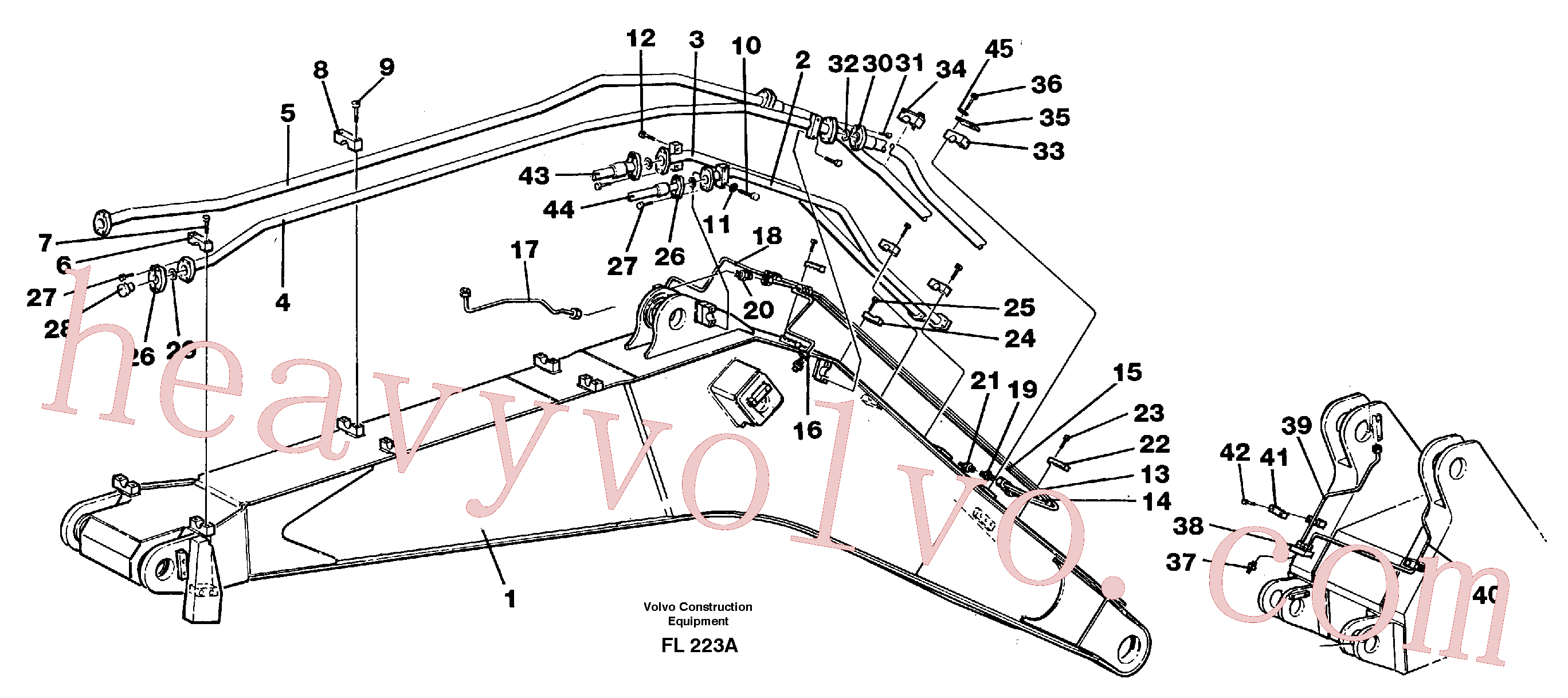 Volvo excavator part VOE14014663 Screw for sale