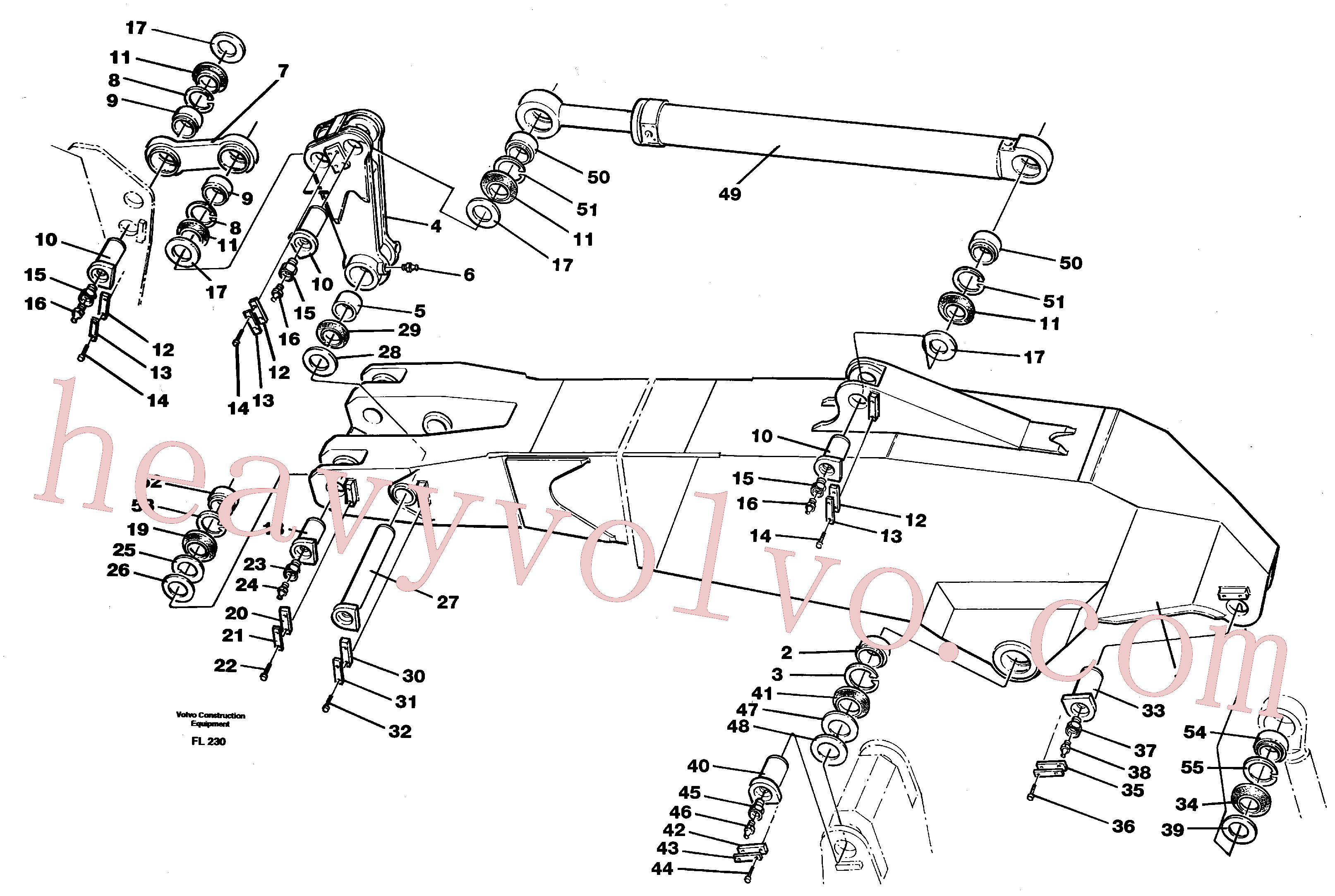 Volvo VOE14240240 Dipper Arm aftermarket part for sale