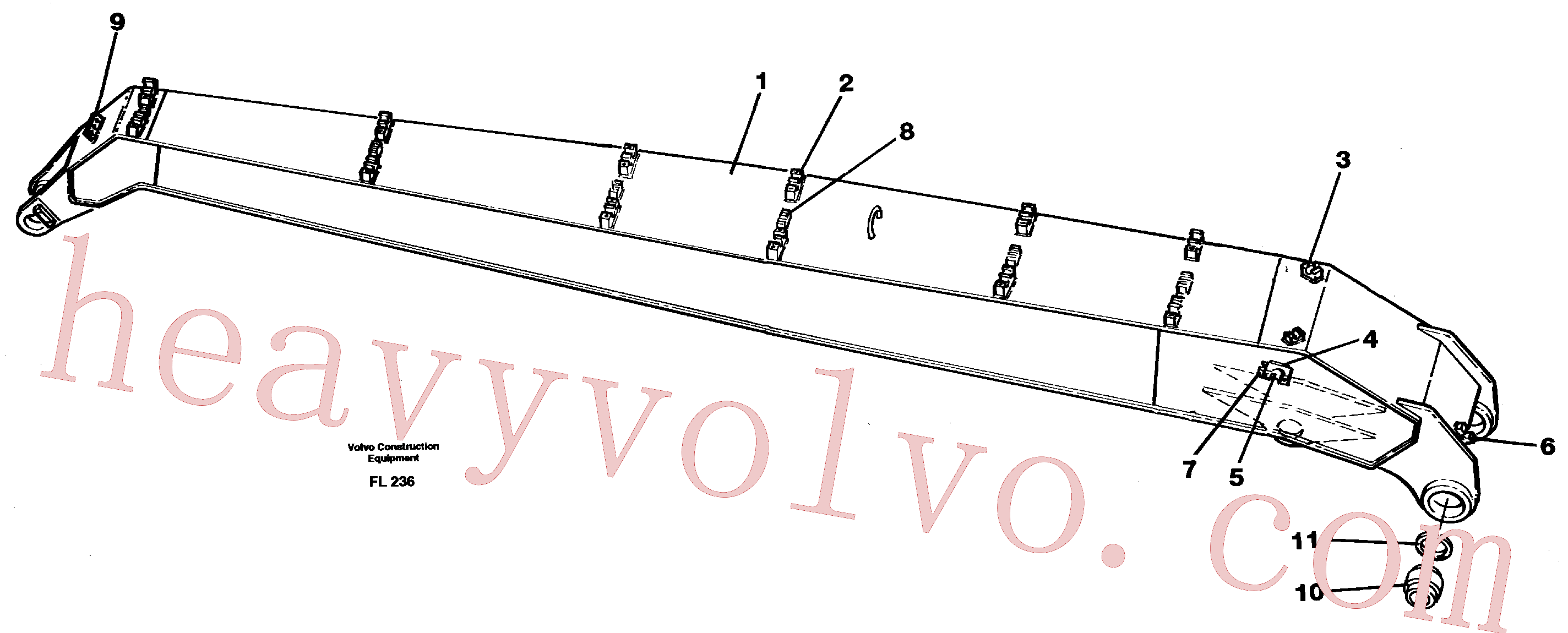 Wholesale VOE14262994 Handling Arm for Volvo Excavator