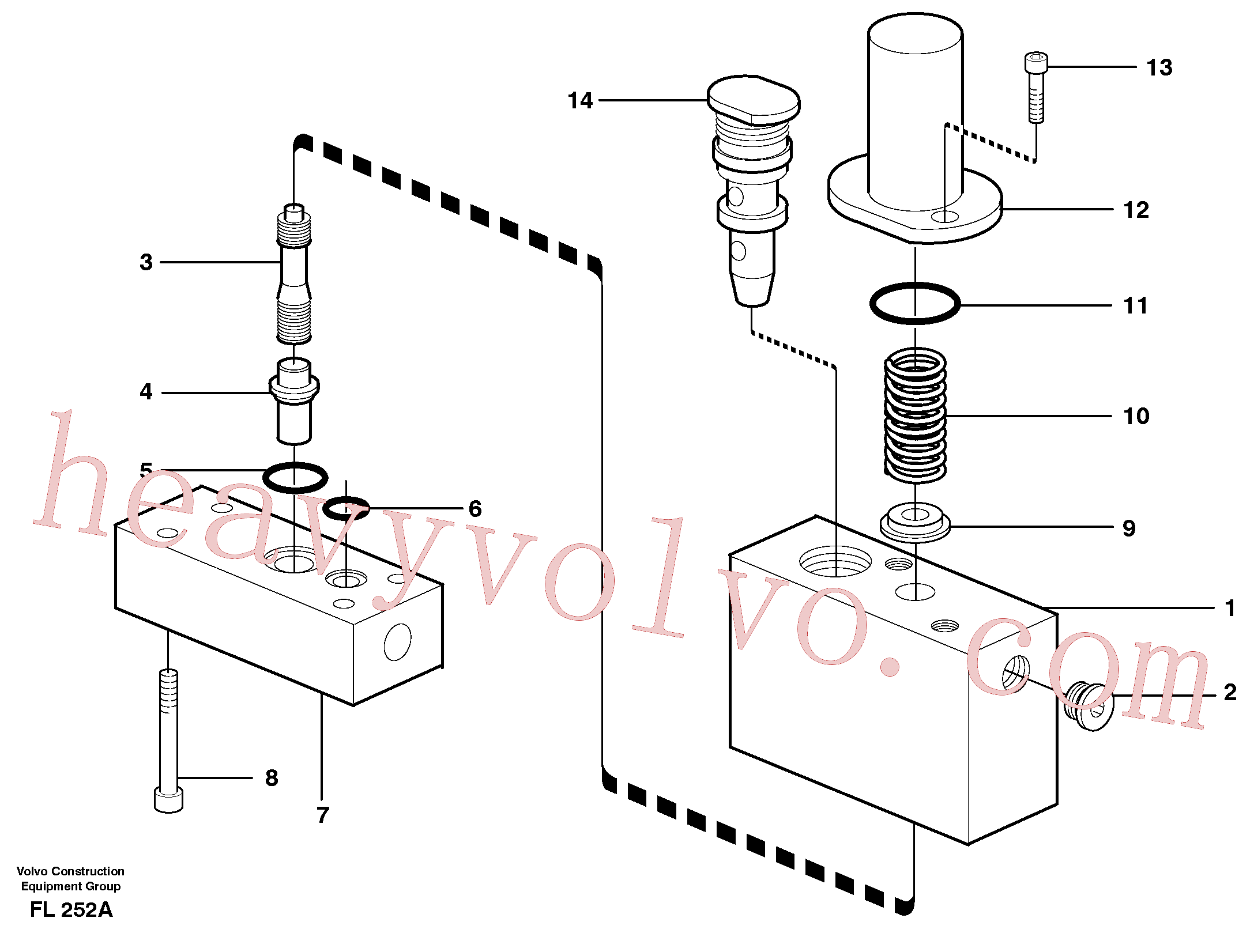 Volvo Assembly VOE14260807 Valve insert for sale