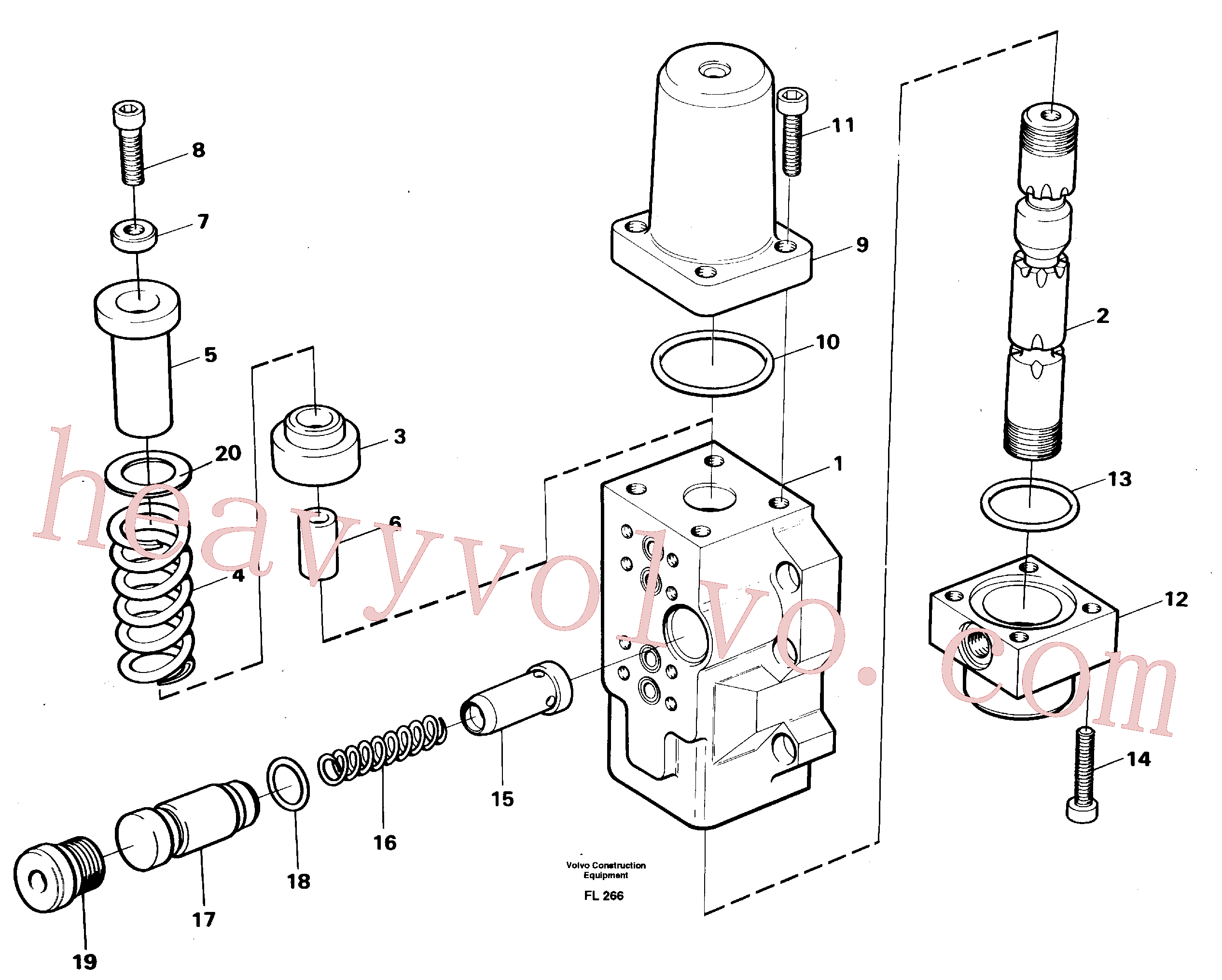VOE14264484 Slide for Volvo Excavator spare