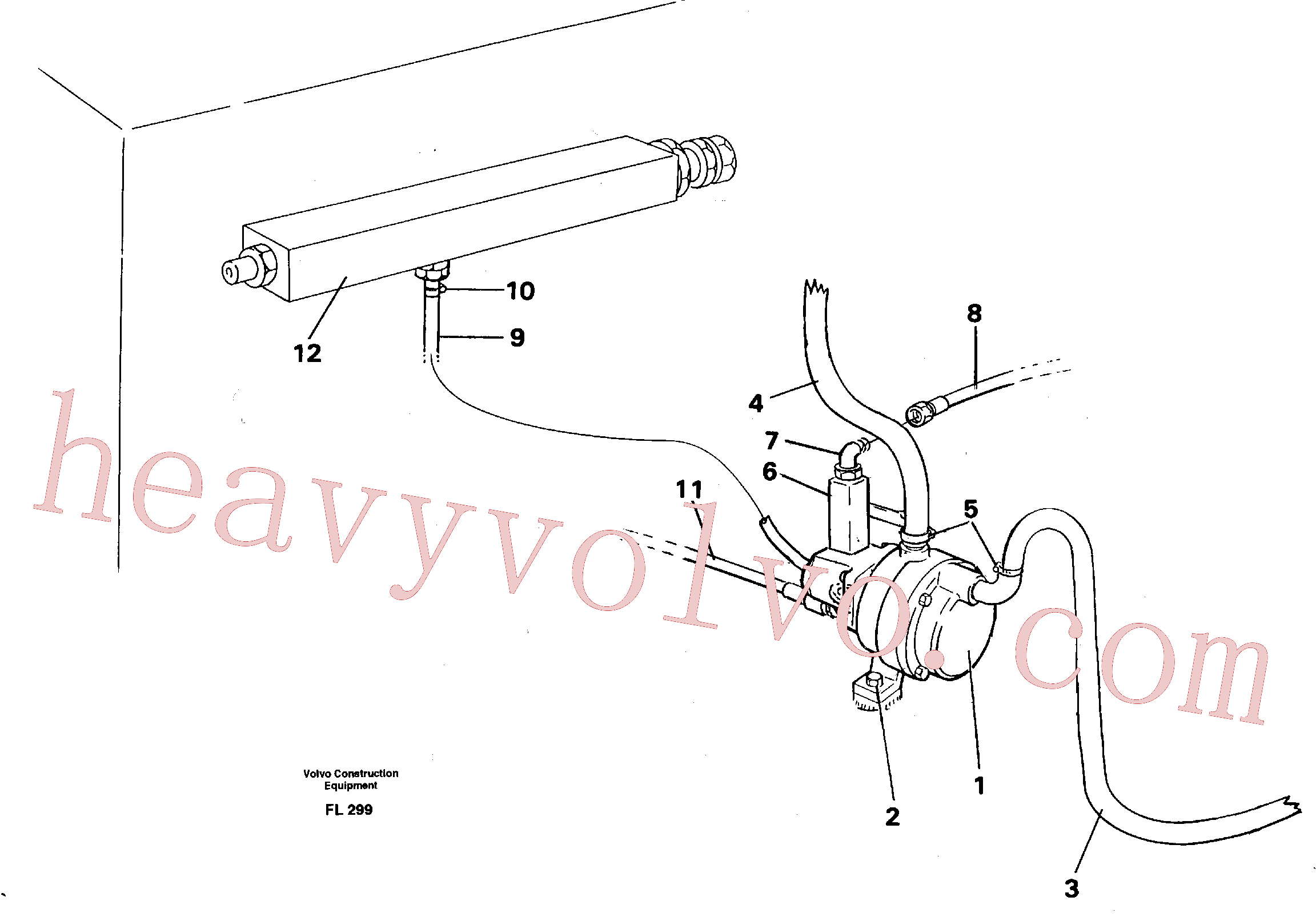 VOE14261815 Hydraulic hose for Volvo Excavator spare