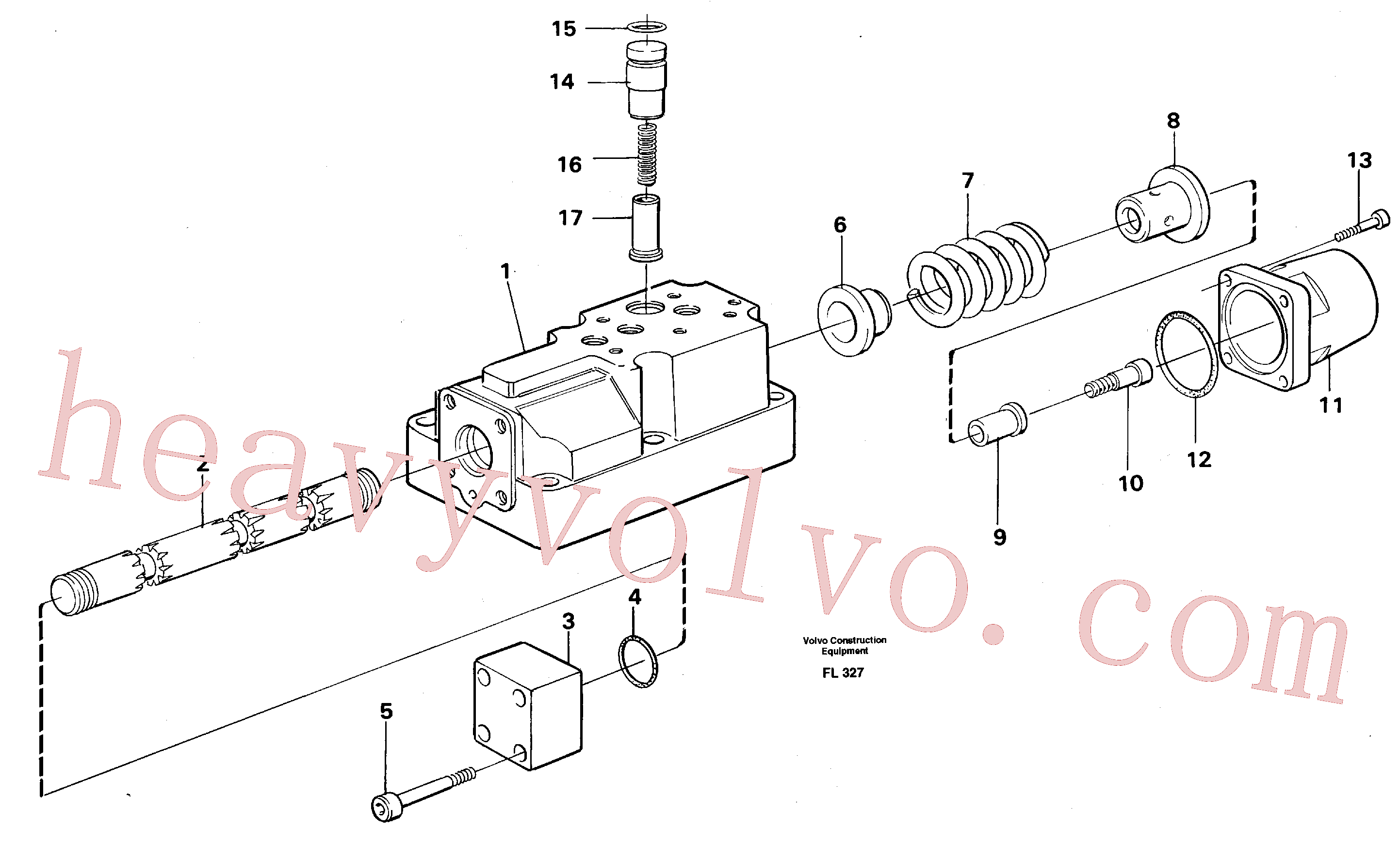 China Made VOE14249351 Directional Valve parts for Volvo Excavator