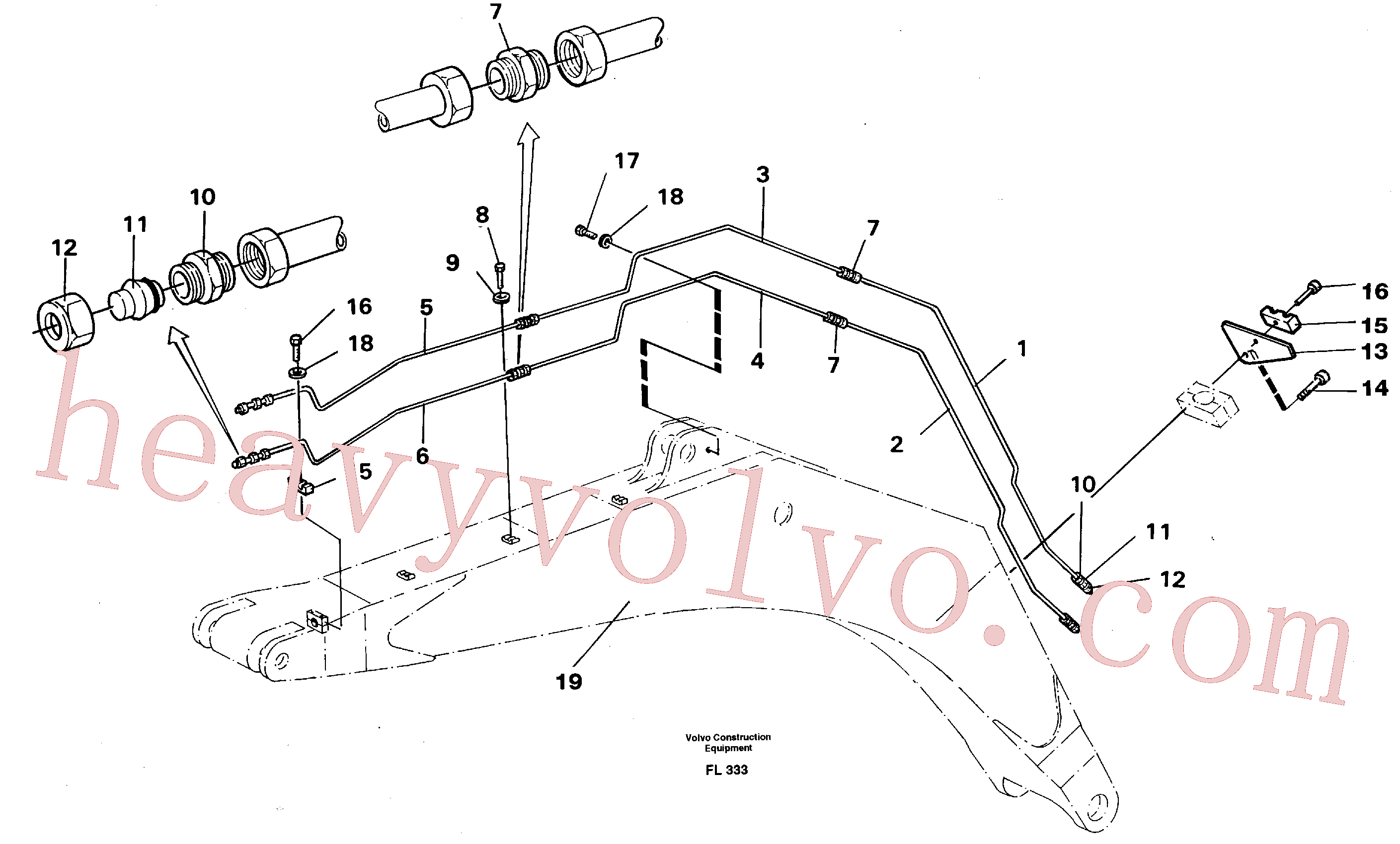 Wholesale VOE14242478 Tube Assembly for Volvo Excavator