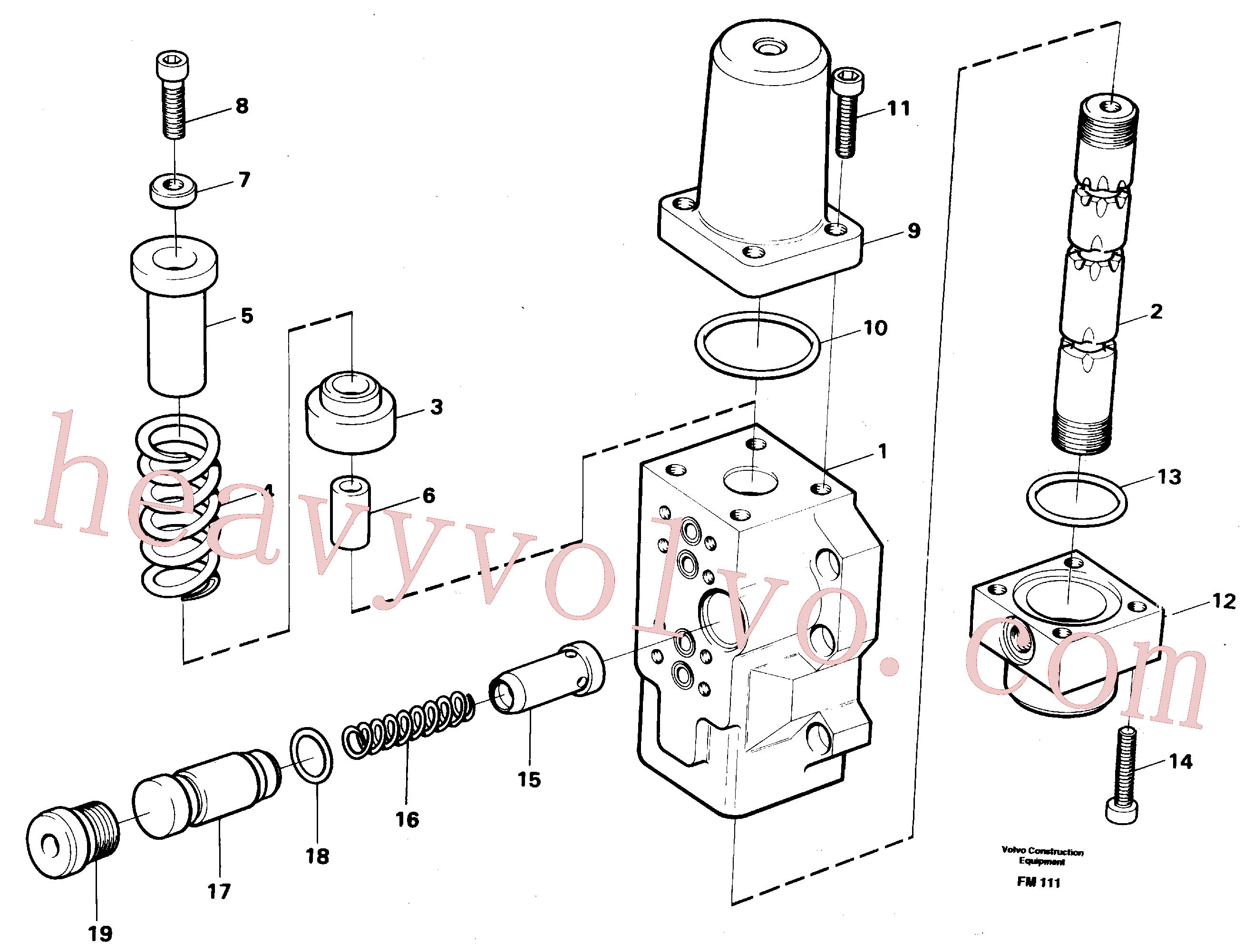 Wholesale VOE14046443 Spacer for Volvo Excavator