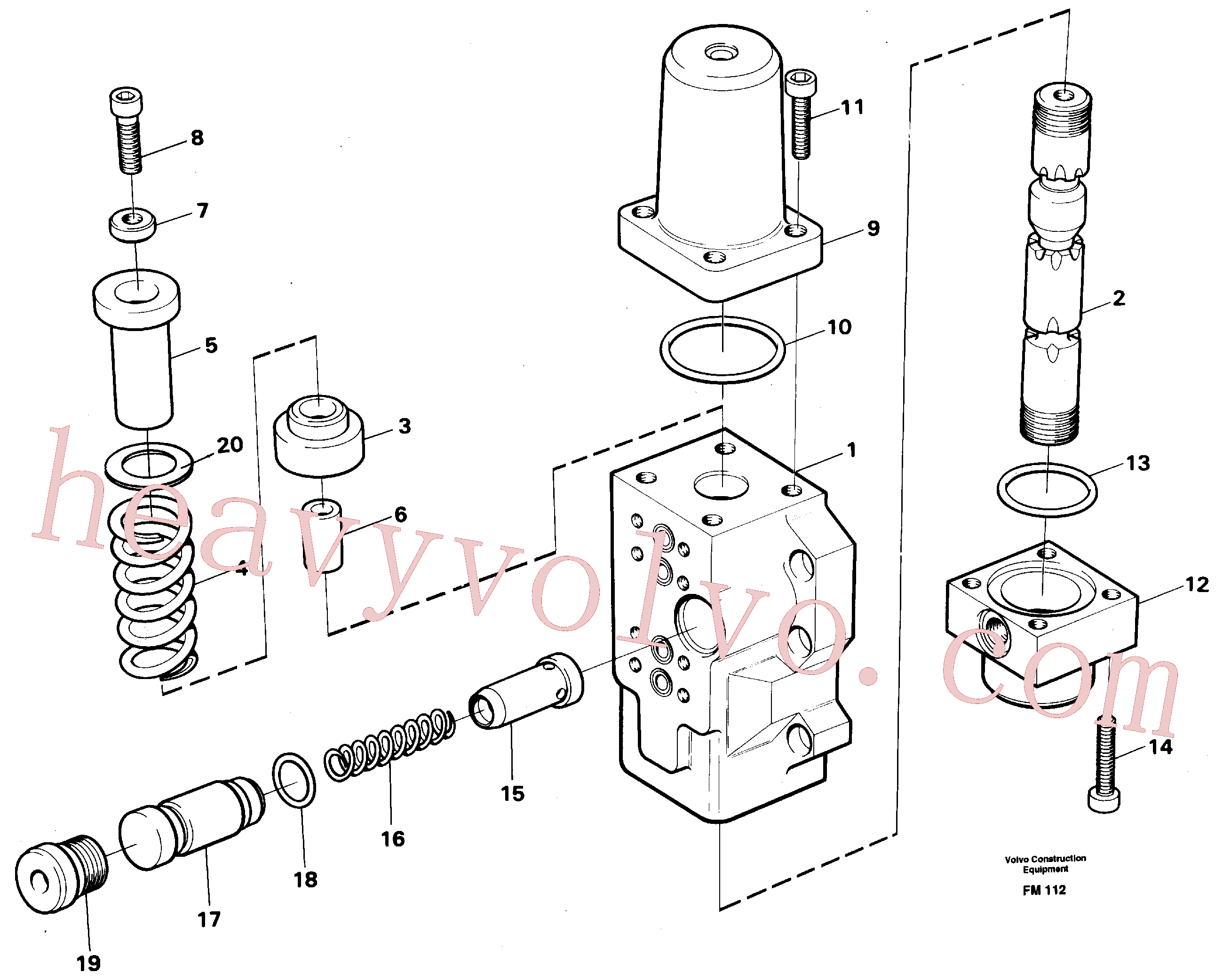 Wholesale VOE14046443 Spacer for Volvo Excavator