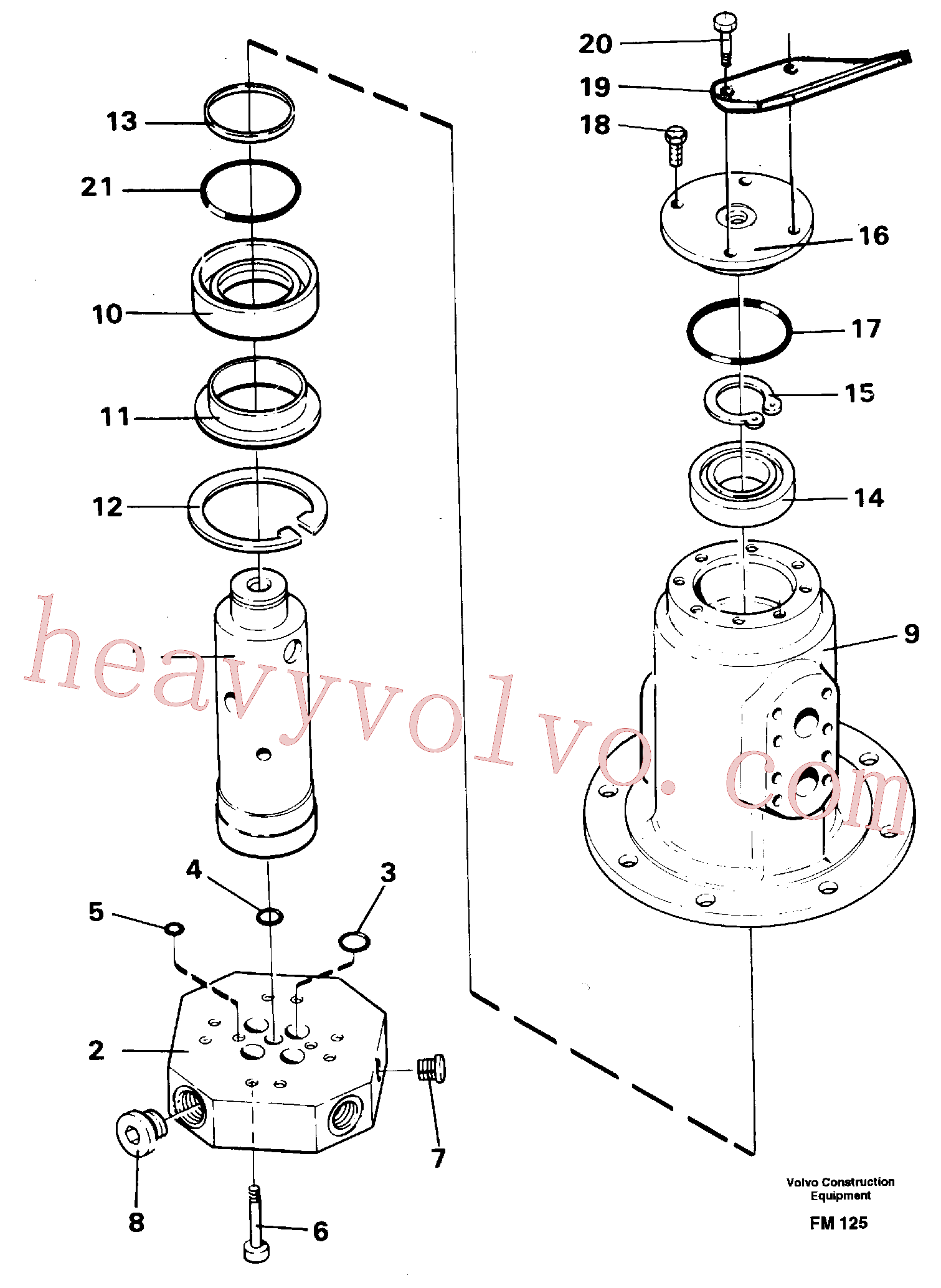VOE14230084 Housing for Volvo Excavator Parts