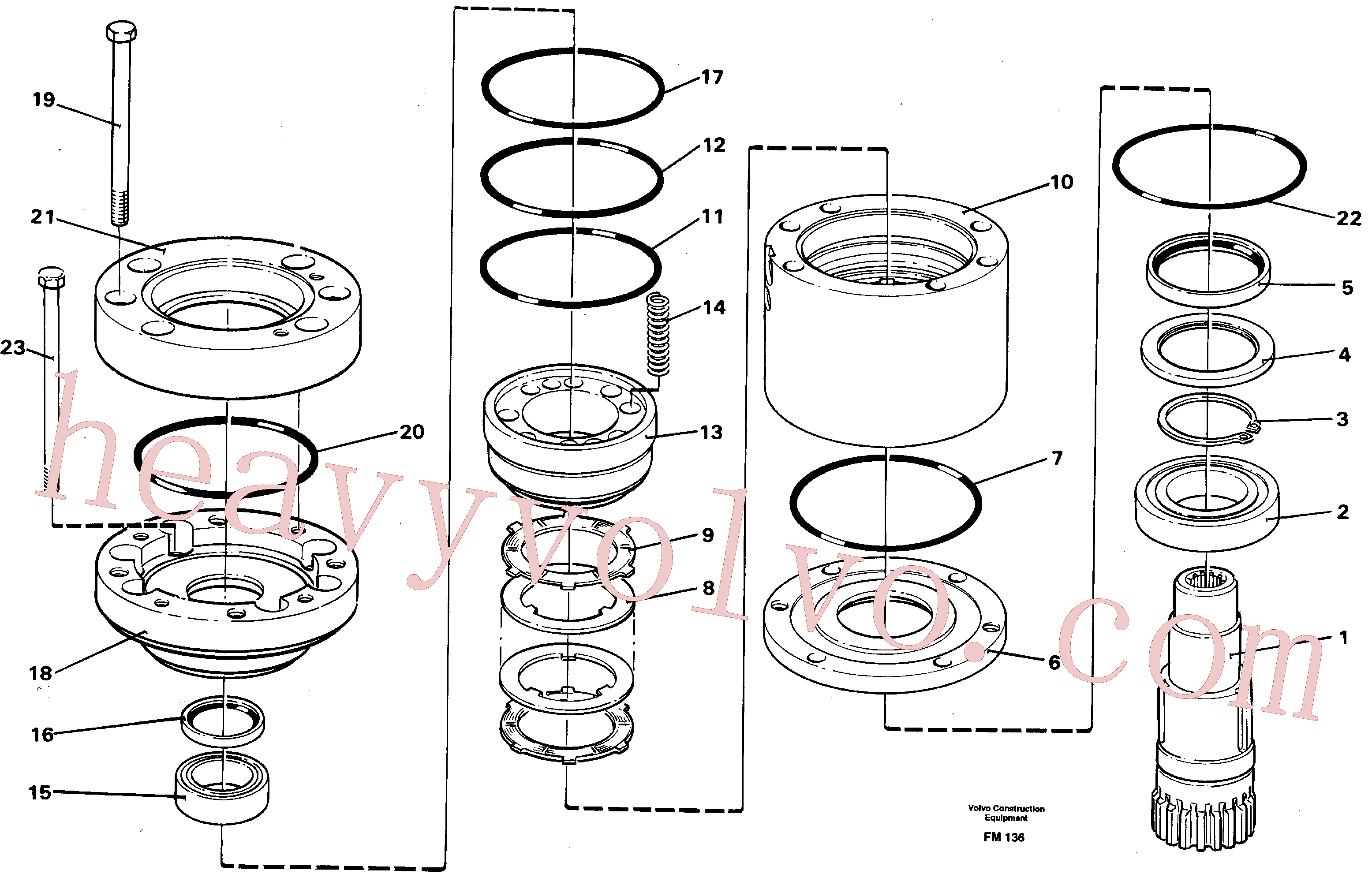 Volvo Assembly VOE14024194 Radial Seal for sale