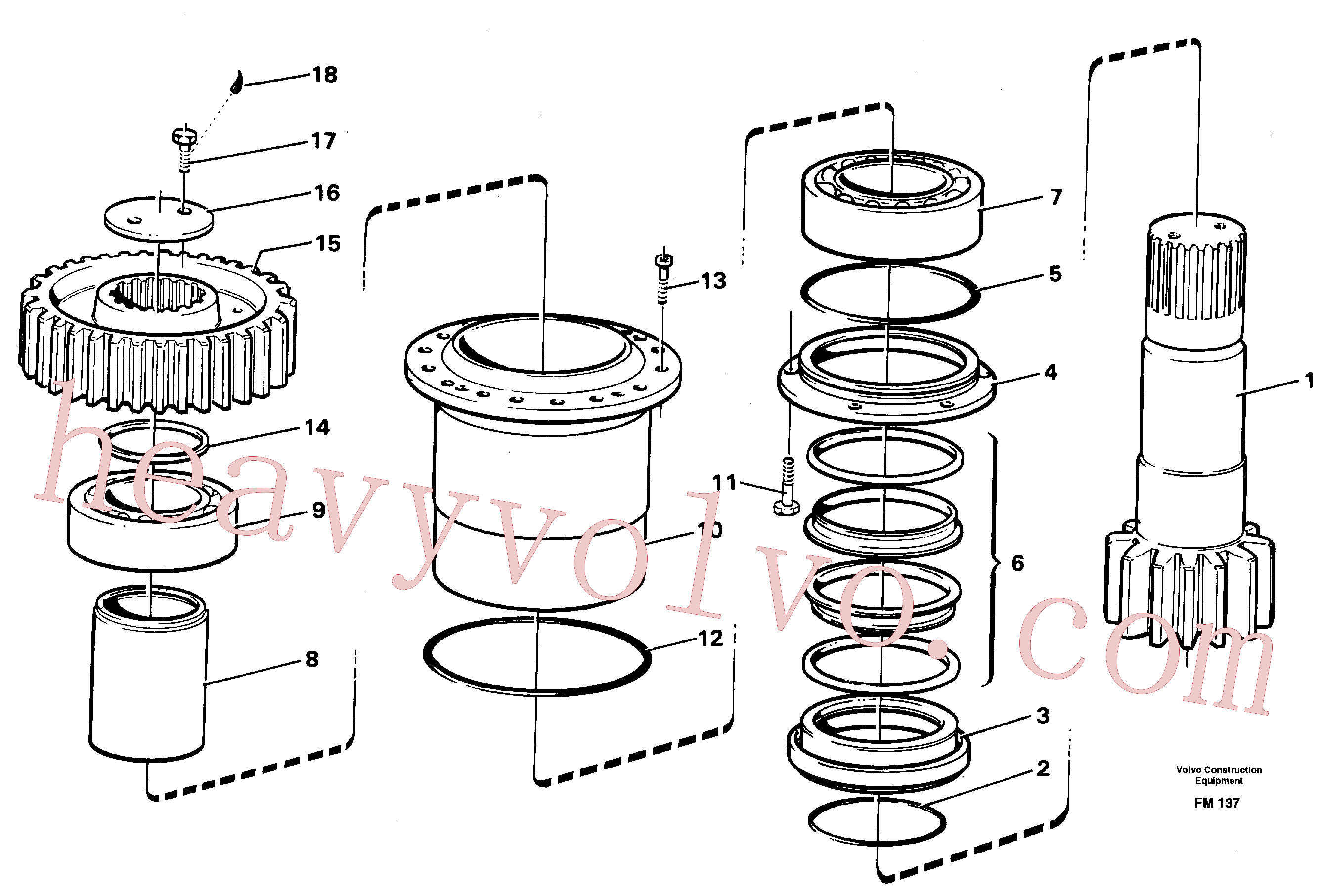 Volvo Assembly VOE14236024 Spacer for sale