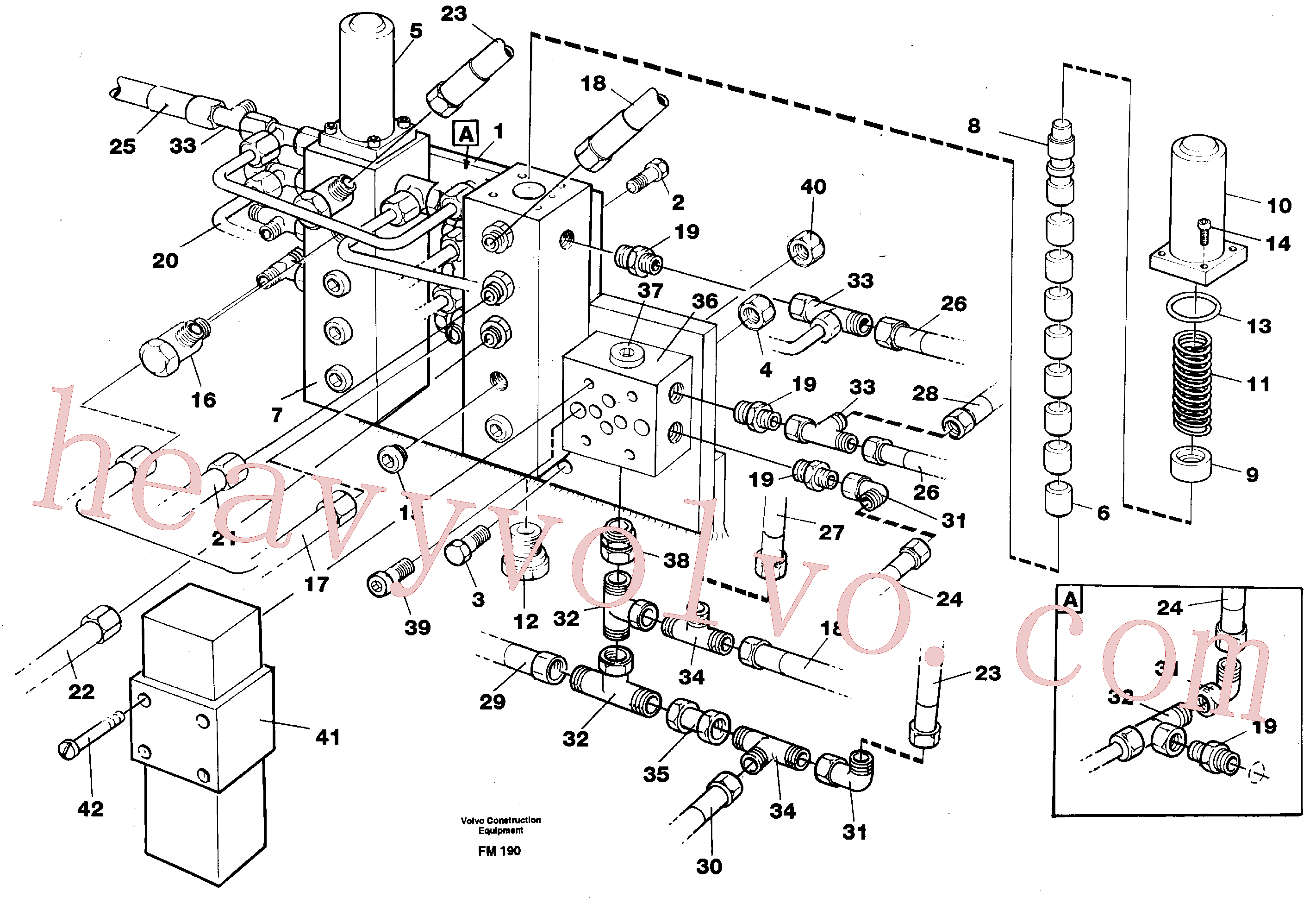 VOE14044471 Tube Assembly for Volvo Excavator spare