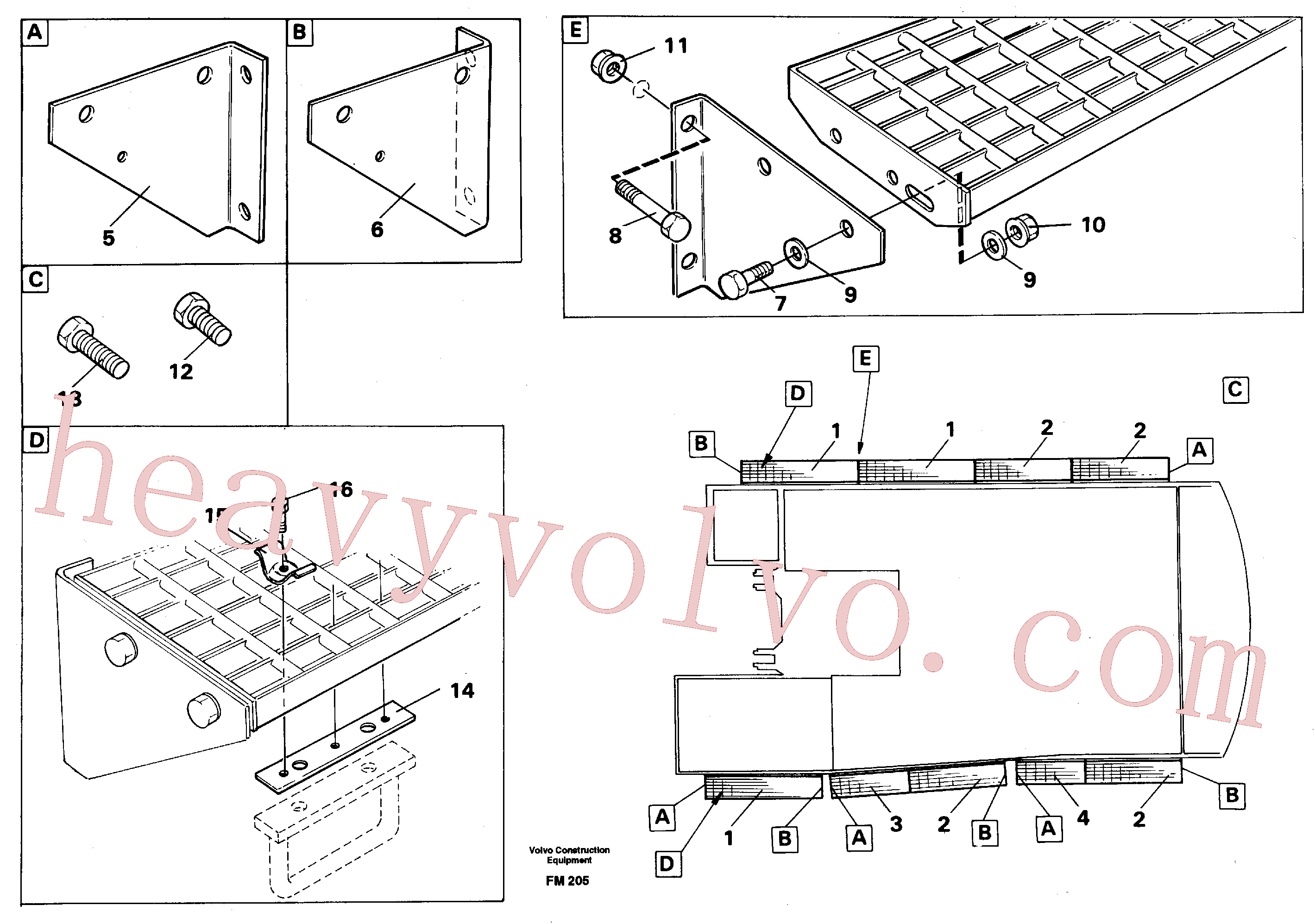 Volvo VOE14024218 Duckboard aftermarket part for sale
