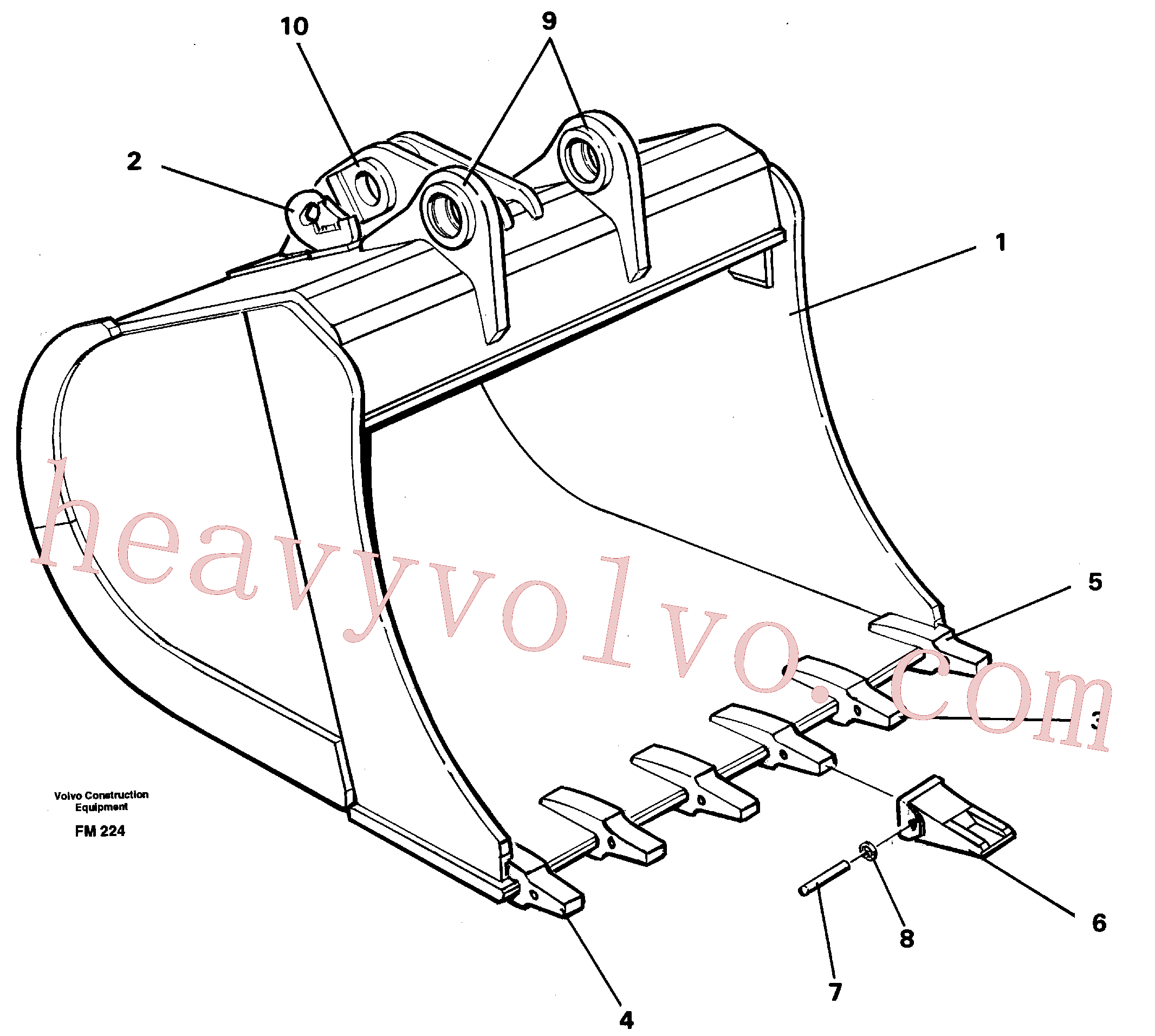 Wholesale VOE14282871 Lug for Volvo Excavator
