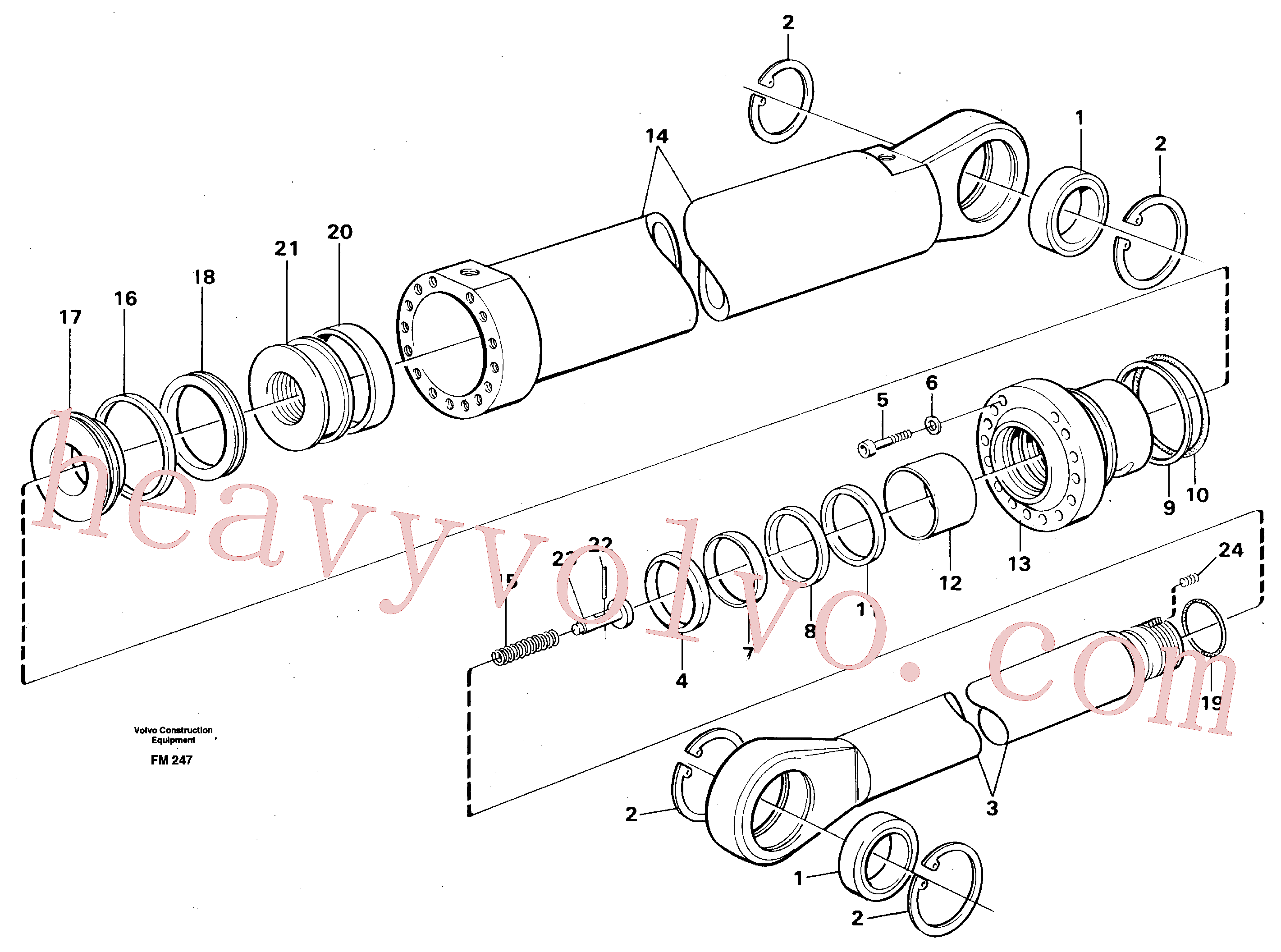 Wholesale VOE14263493 Cylinder for Volvo Excavator