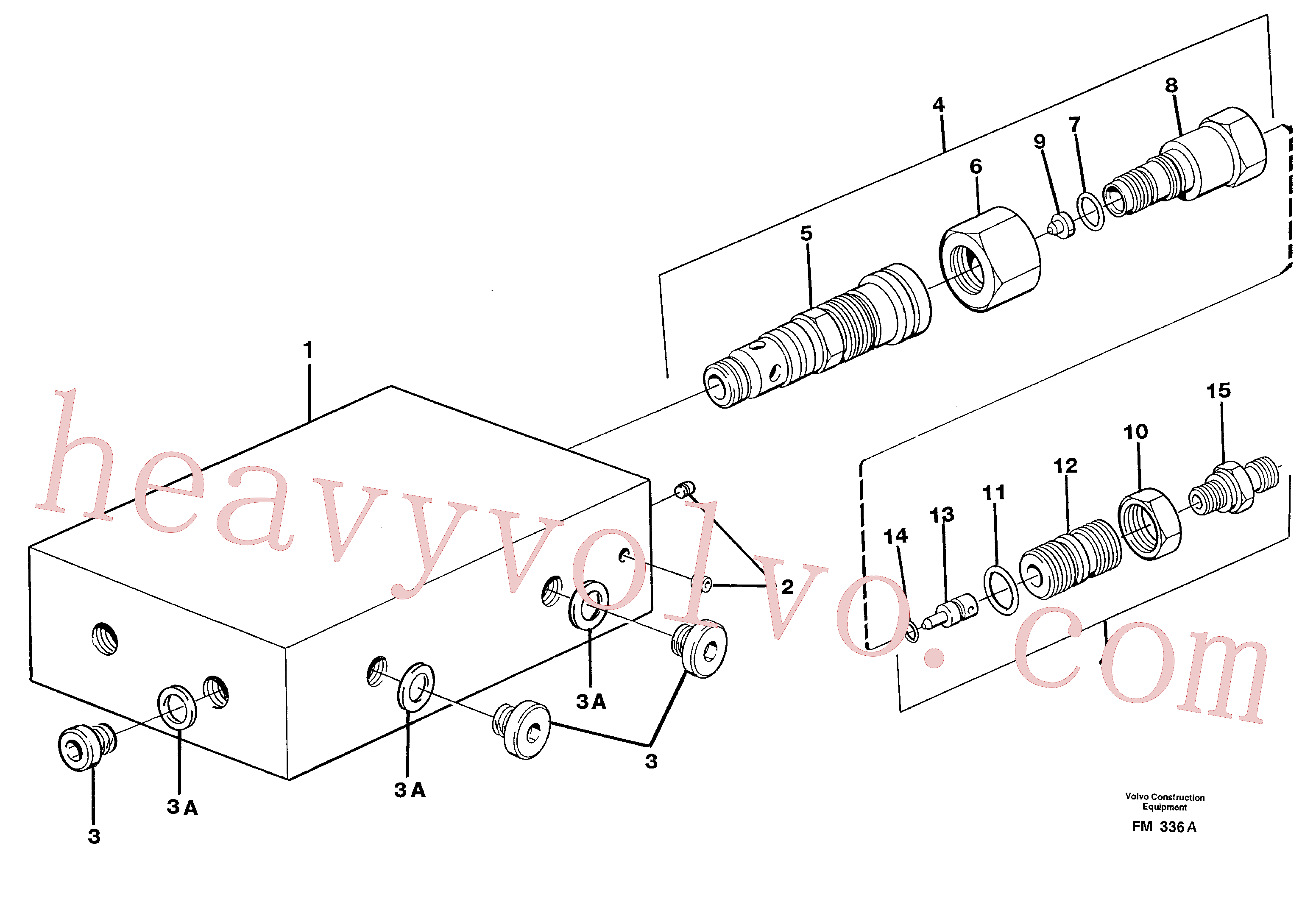 China Made VOE14267977 Pressure limiting valve parts for Volvo Excavator