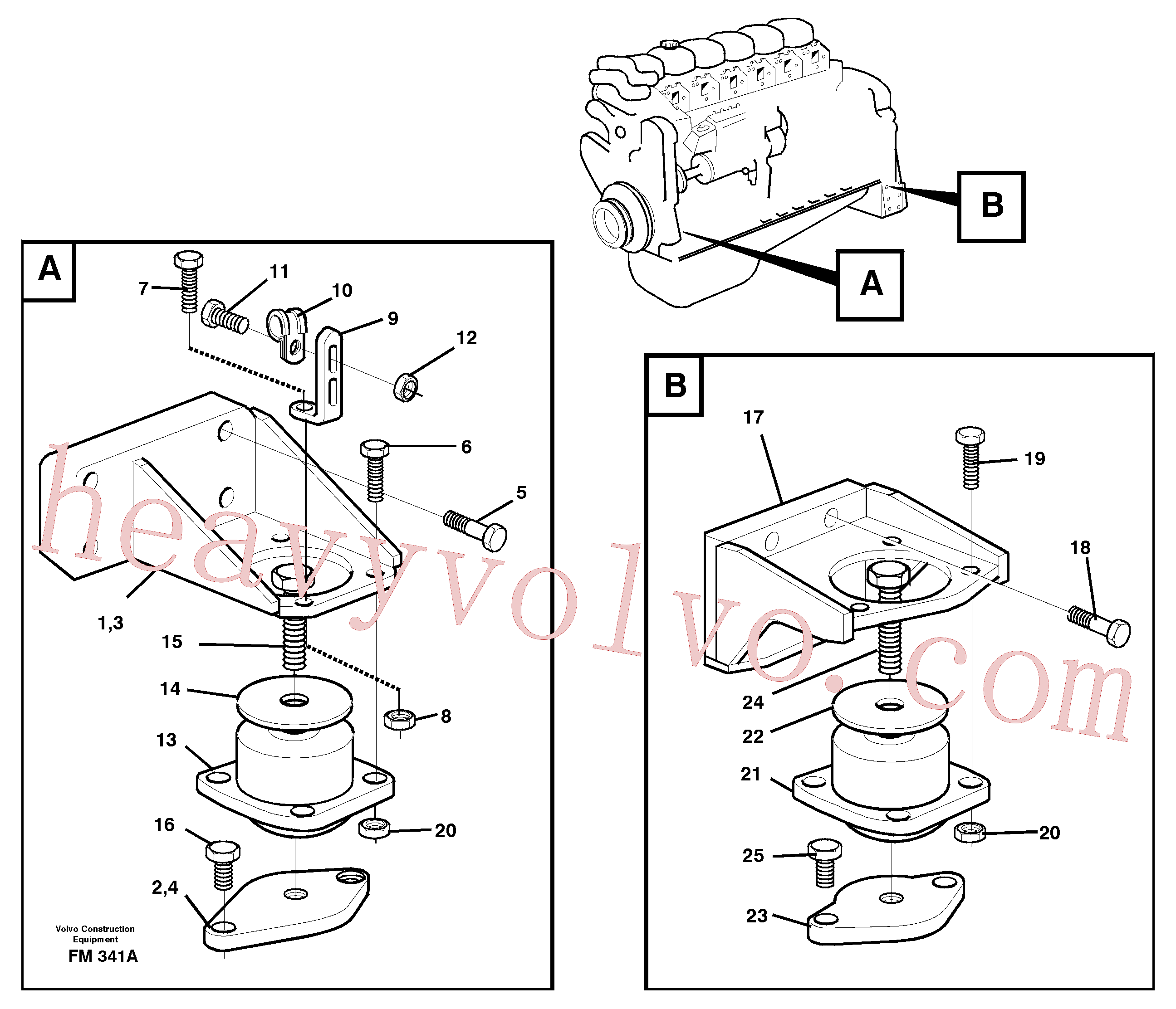 Volvo Assembly VOE14023230 Lock nut for sale