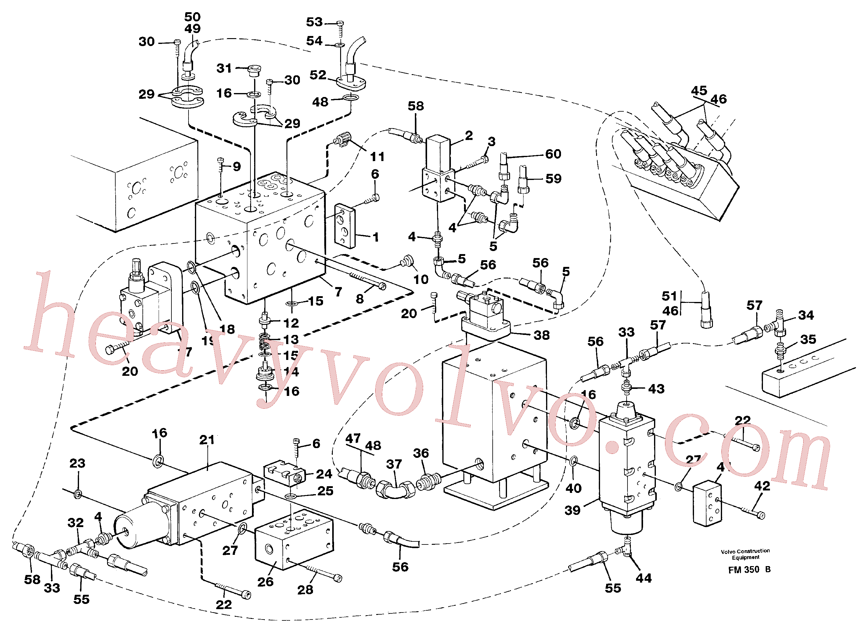 China Made VOE14249351 Directional Valve parts for Volvo Excavator