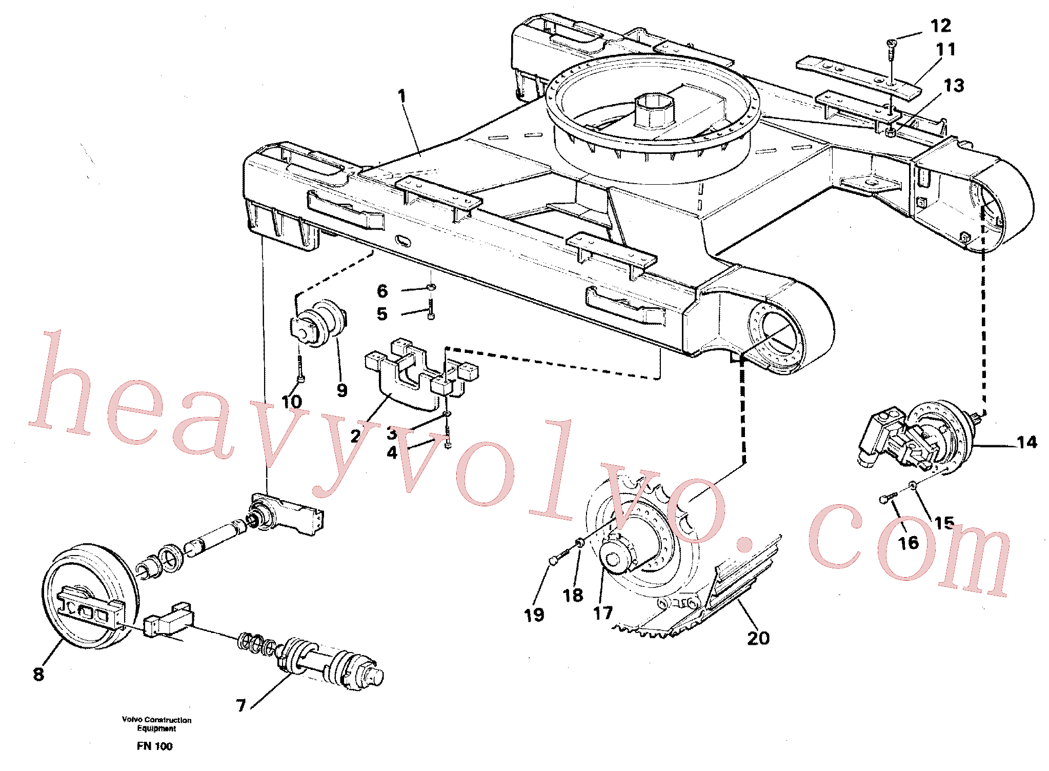 Wholesale VOE930850 Plain washer for Volvo Excavator