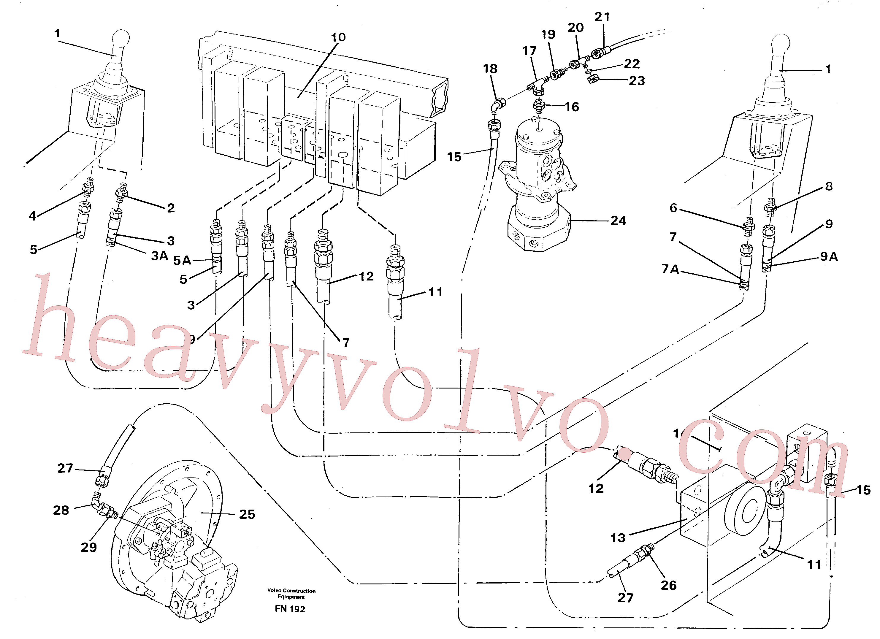 Volvo Assembly VOE14250311 Hydraulic hose for sale