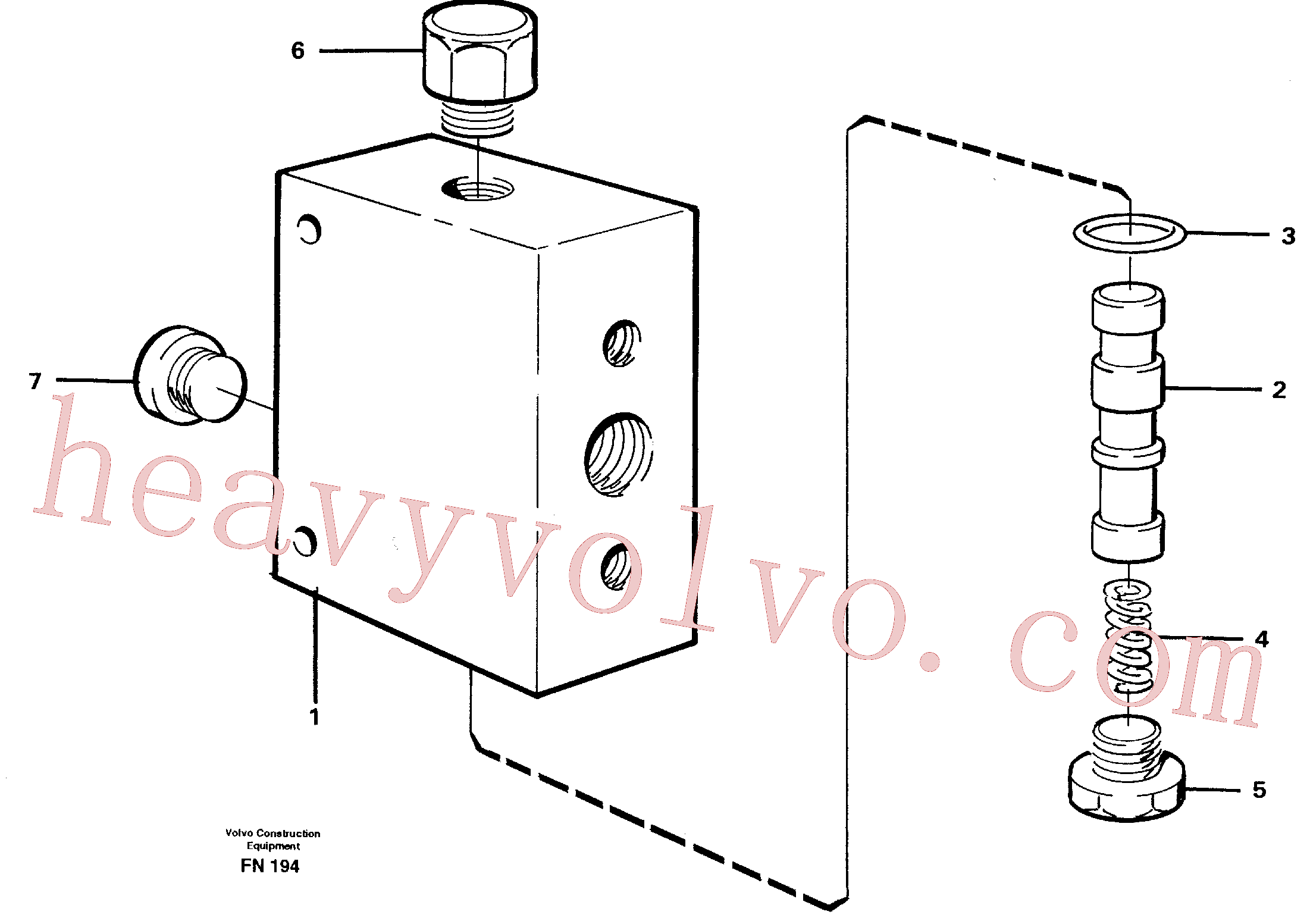 Volvo excavator part VOE14245649 Fitting for sale