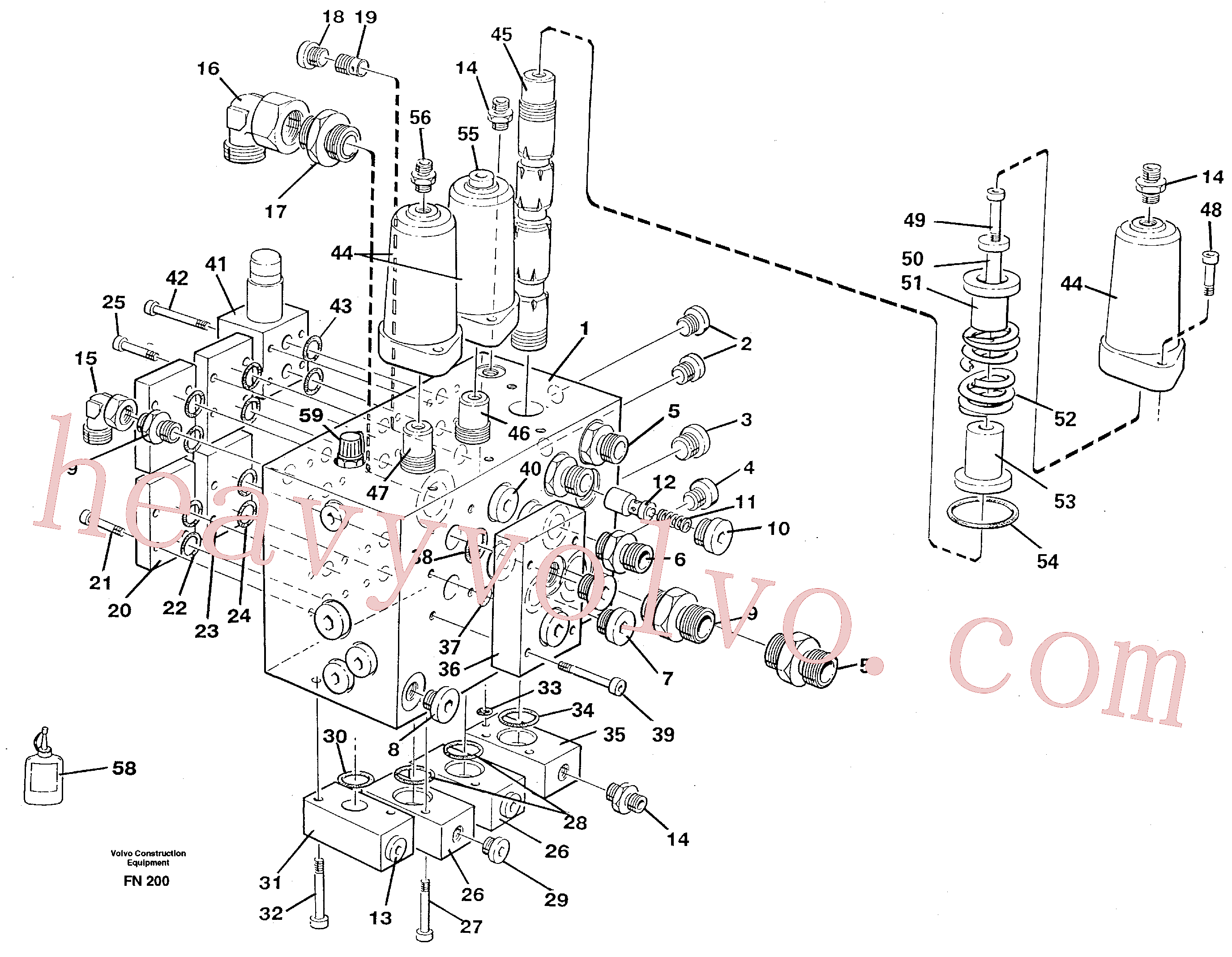 Volvo Assembly VOE14023258 Hex. socket screw for sale