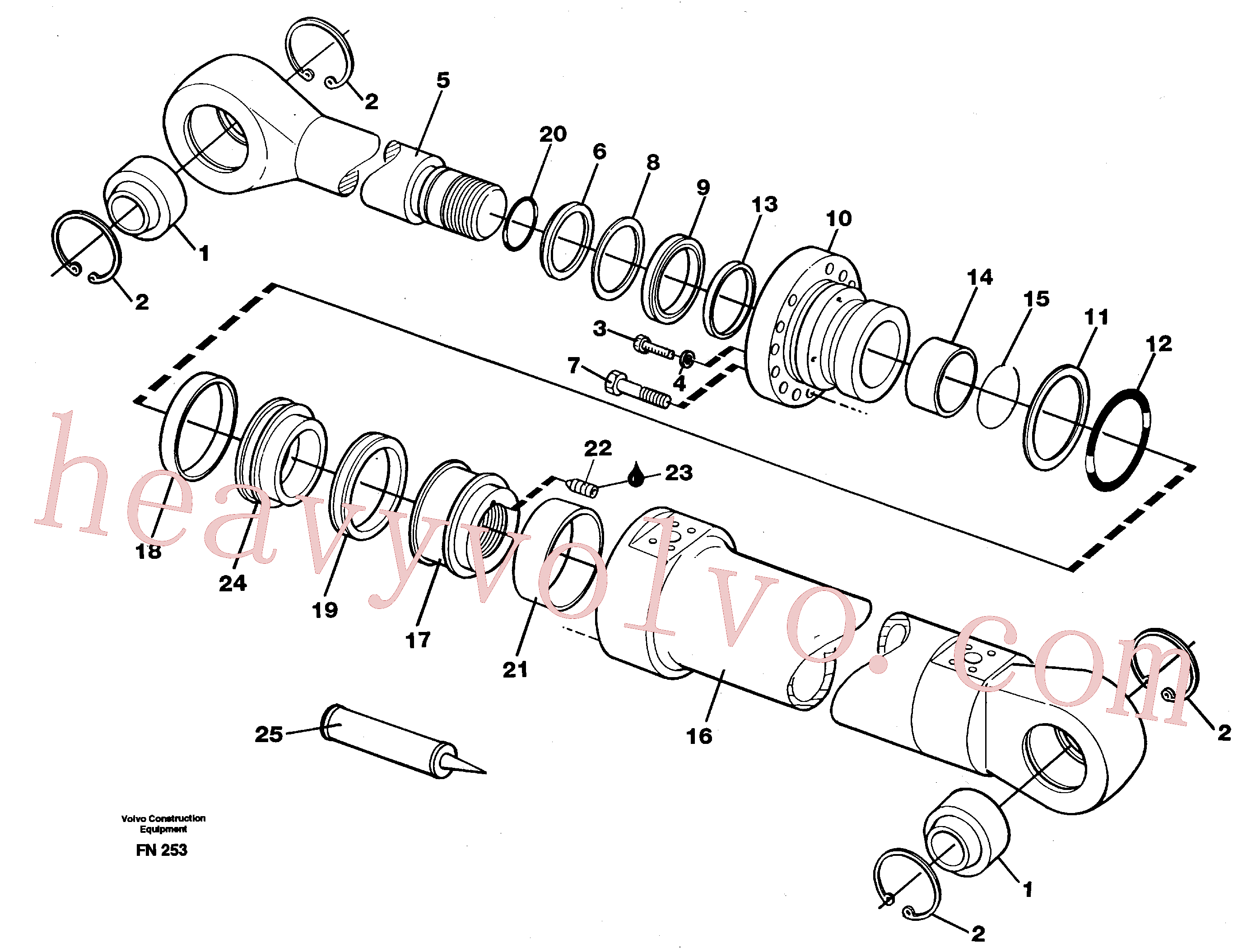 Volvo excavator part VOE11999529 Sealing kit for sale