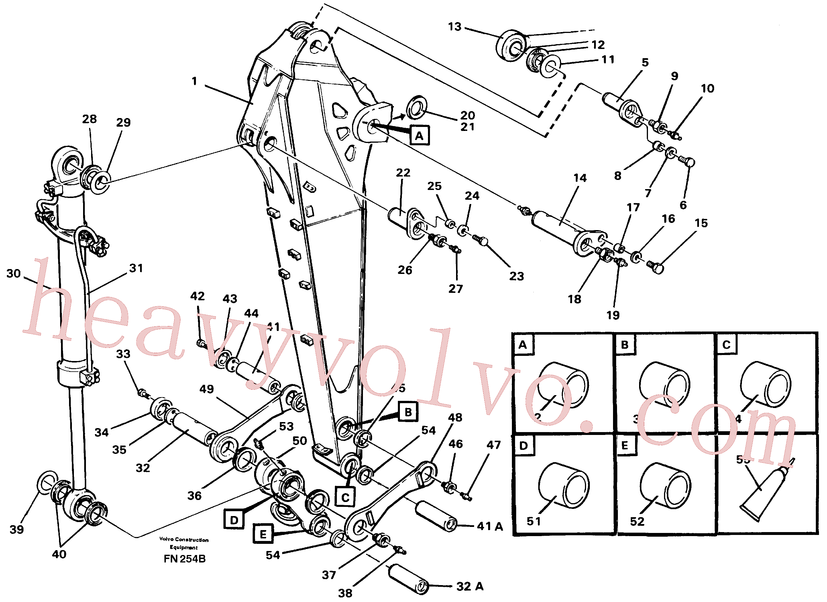 Volvo VOE14266252 Bushing aftermarket part for sale