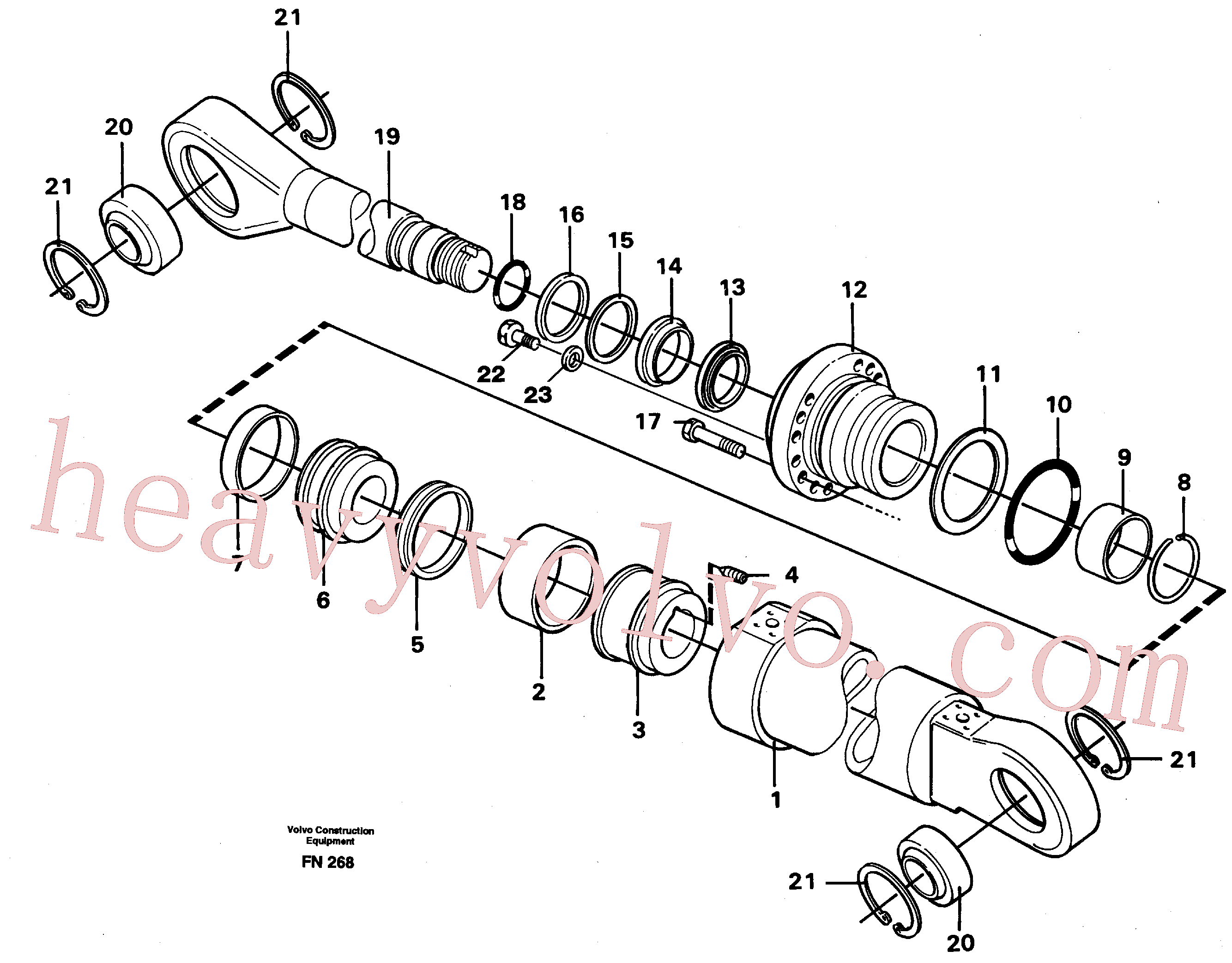 Wholesale VOE14237768 Guide ring for Volvo Excavator