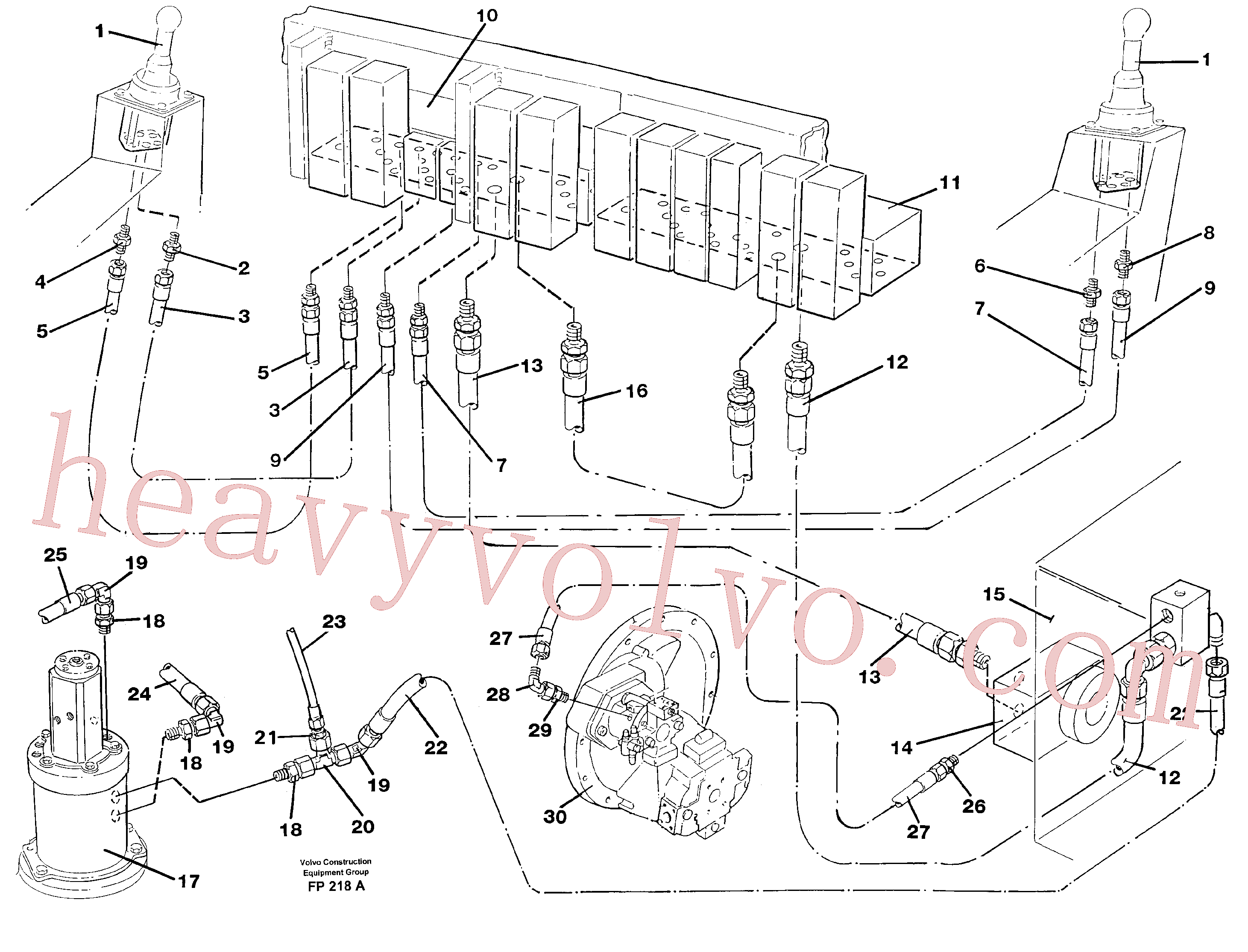 Volvo Assembly VOE14250311 Hydraulic hose for sale