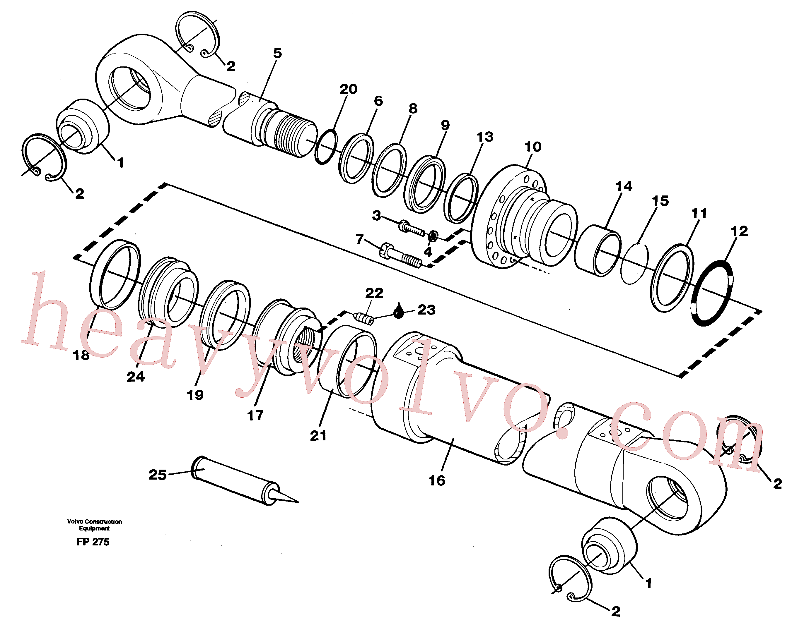Wholesale VOE14237768 Guide ring for Volvo Excavator