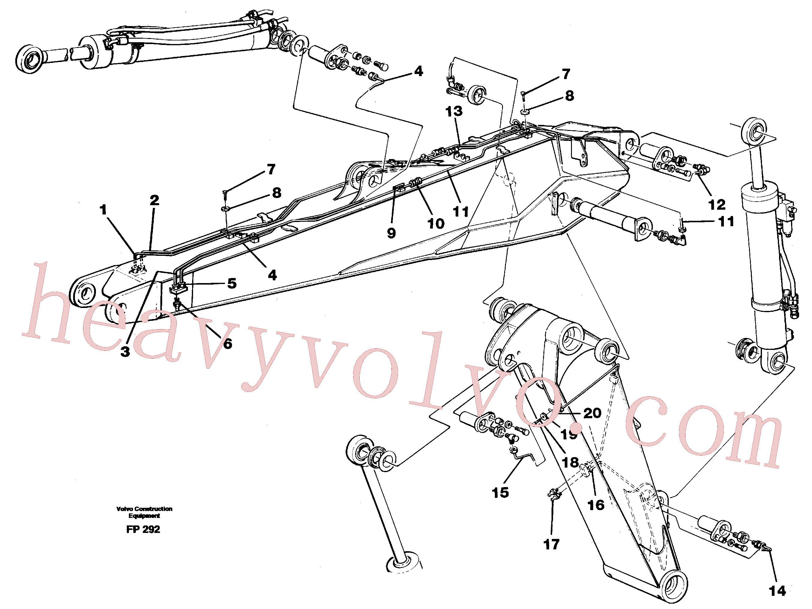 Wholesale VOE14253078 Tube Assembly for Volvo Excavator
