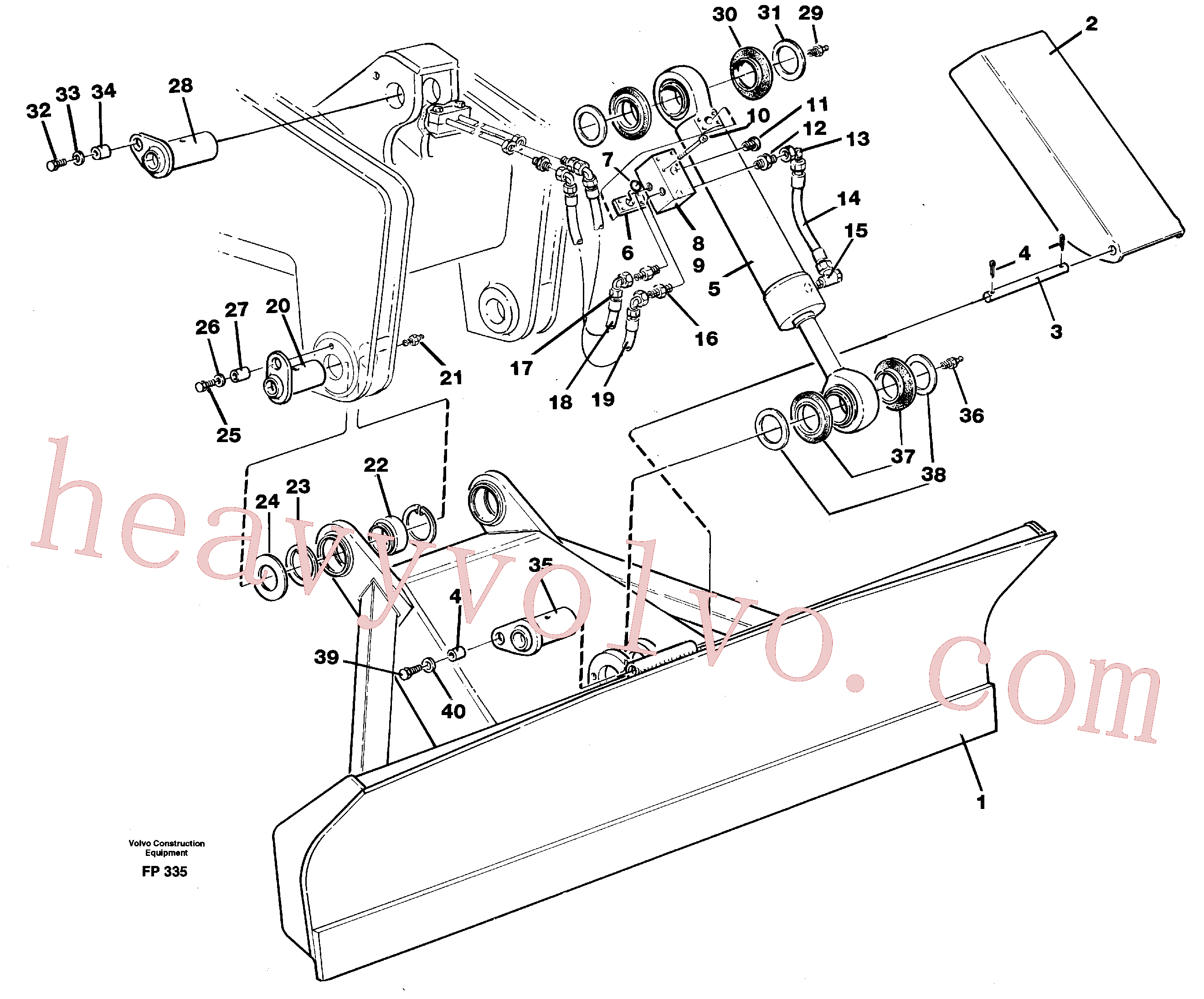 VOE14041917 Sealing ring for Volvo Excavator Parts