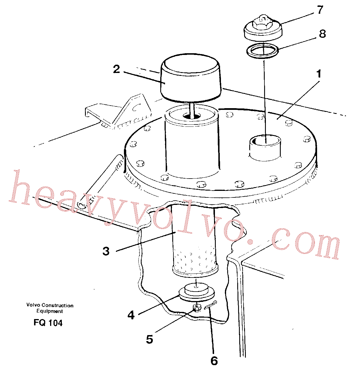 Volvo excavator part VOE14014293 Cover for sale