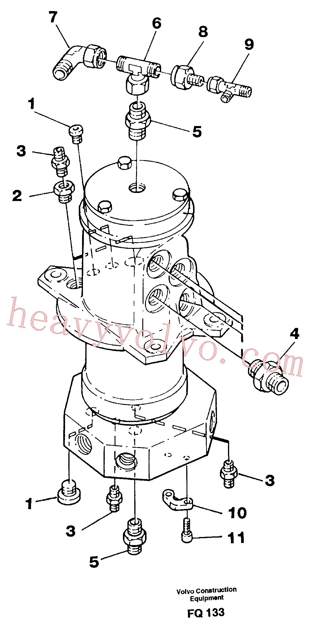 Volvo excavator part VOE14023256 Allen Hd Screw for sale