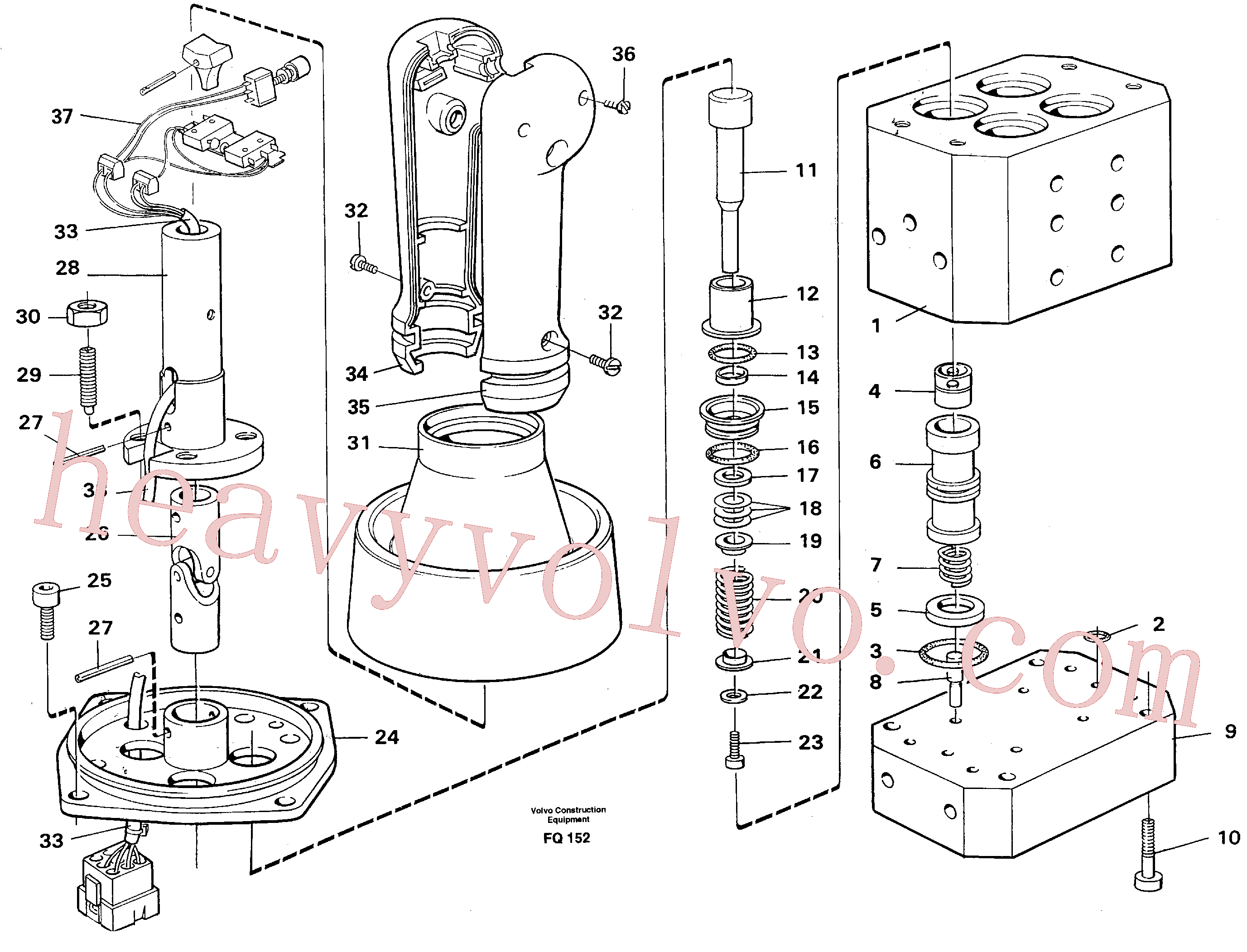 Volvo VOE14241246 Aux Piston aftermarket part for sale