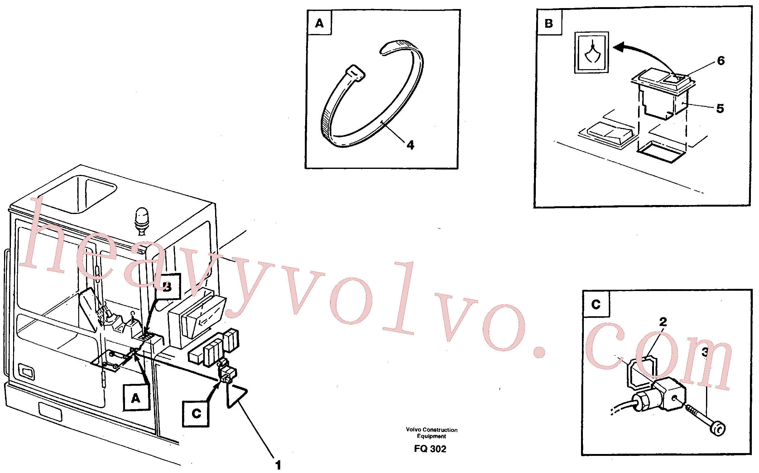 China Made VOE14263046 Symbol plate parts for Volvo Excavator