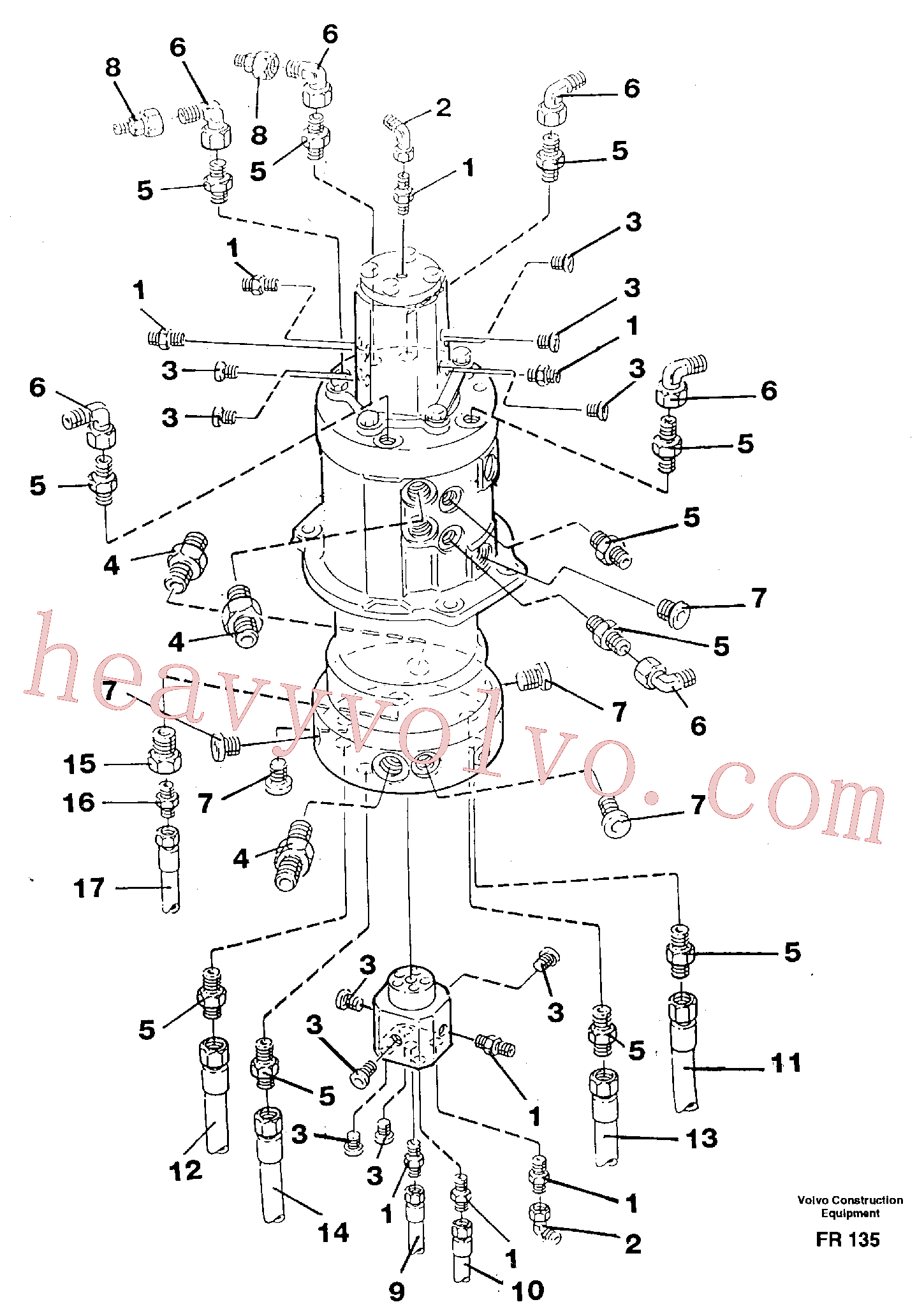 Wholesale VOE14047306 Hydraulic hose for Volvo Excavator