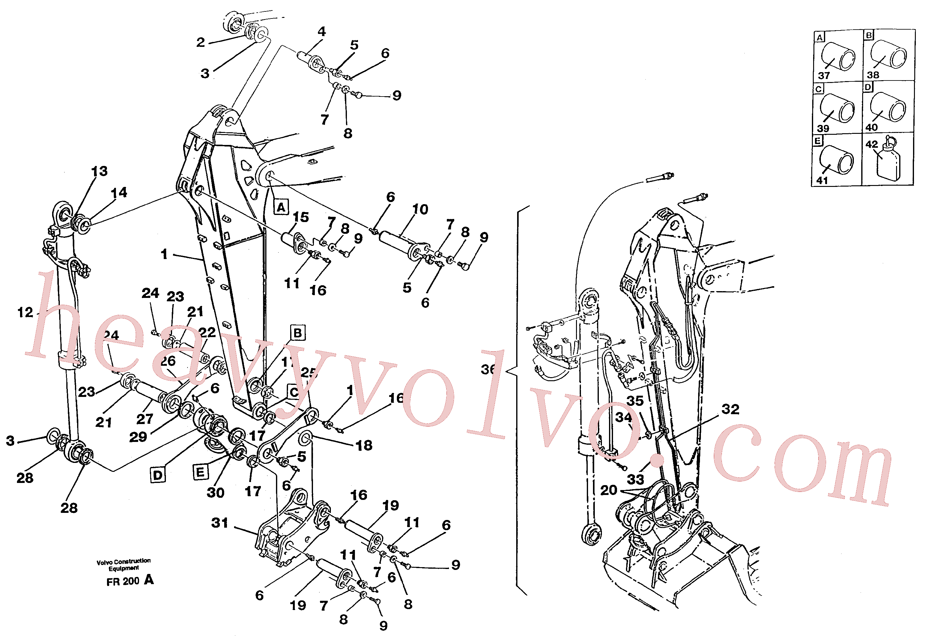 Volvo VOE14266252 Bushing aftermarket part for sale
