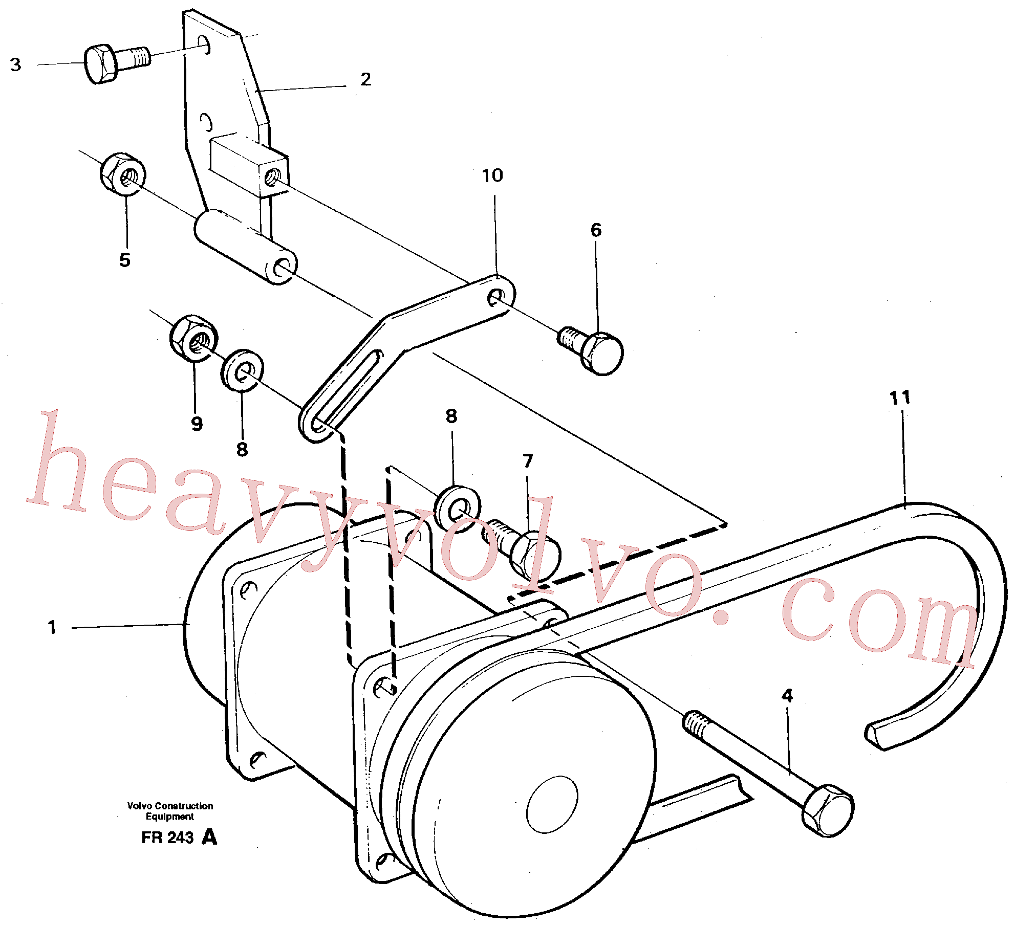 VOE13970962 Hexagon screw for Volvo Excavator Parts