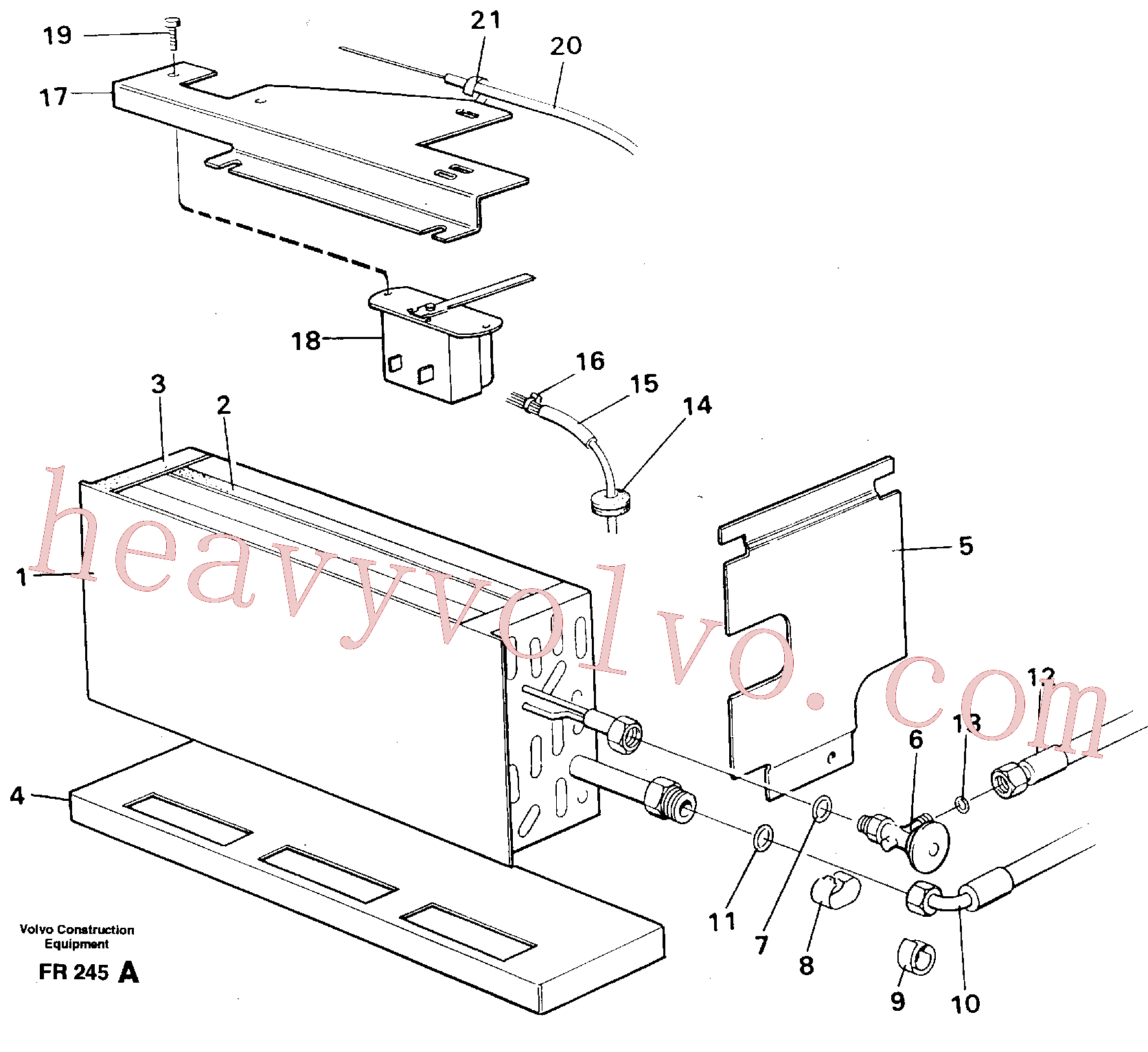 Wholesale VOE14213847 Evaporator for Volvo Excavator