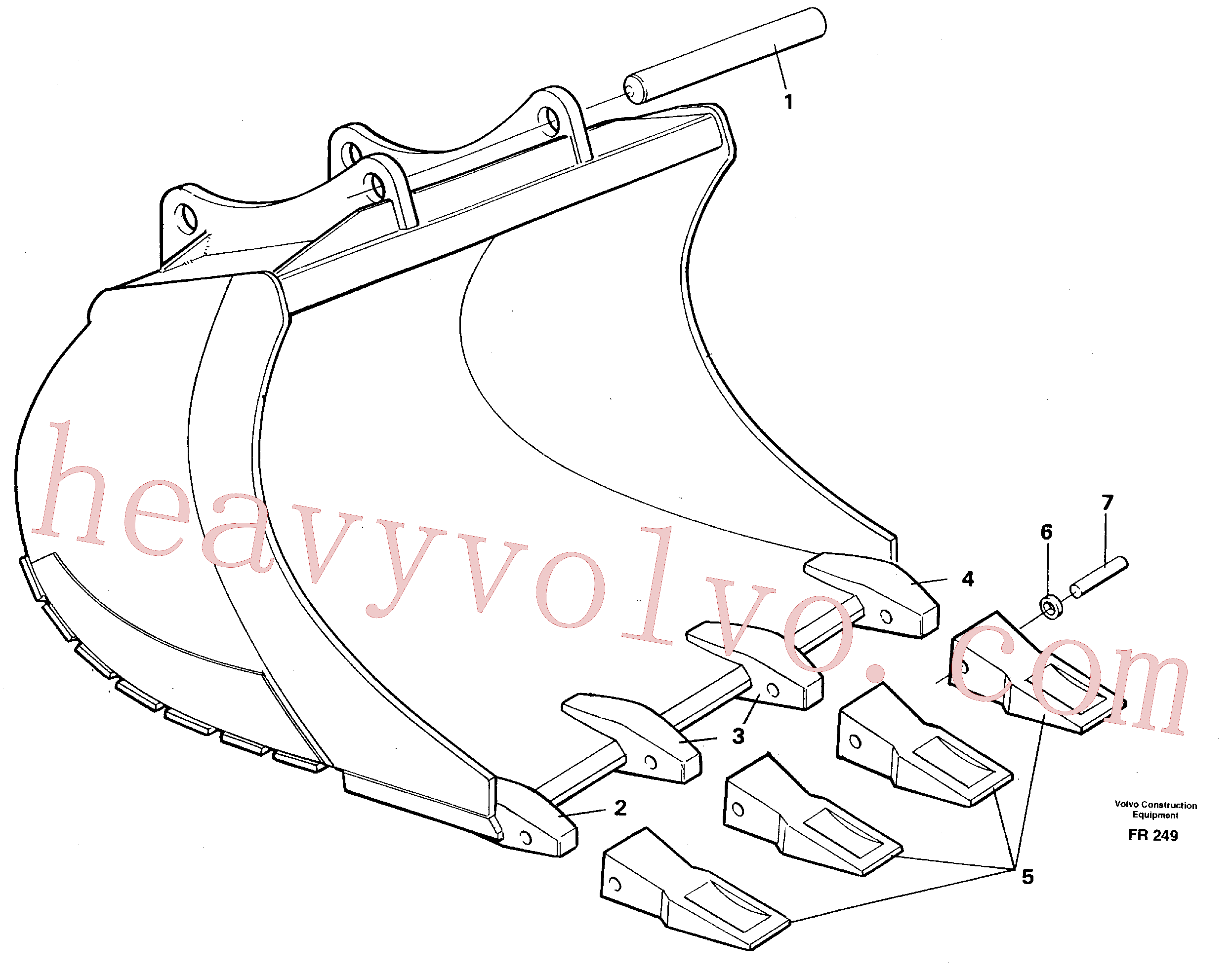 Volvo VOE14257786 Bucket aftermarket part for sale