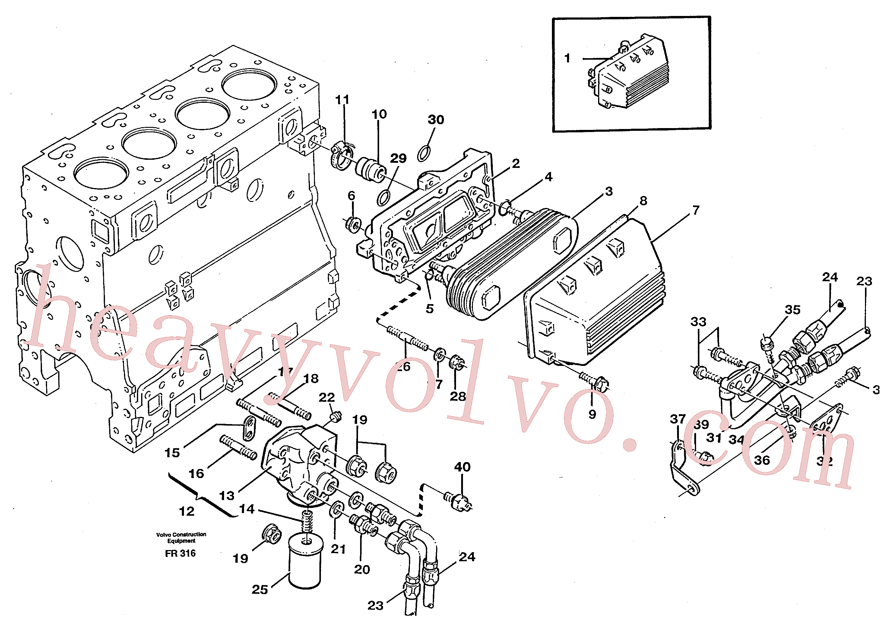 Volvo VOE11704796 Cover aftermarket part for sale