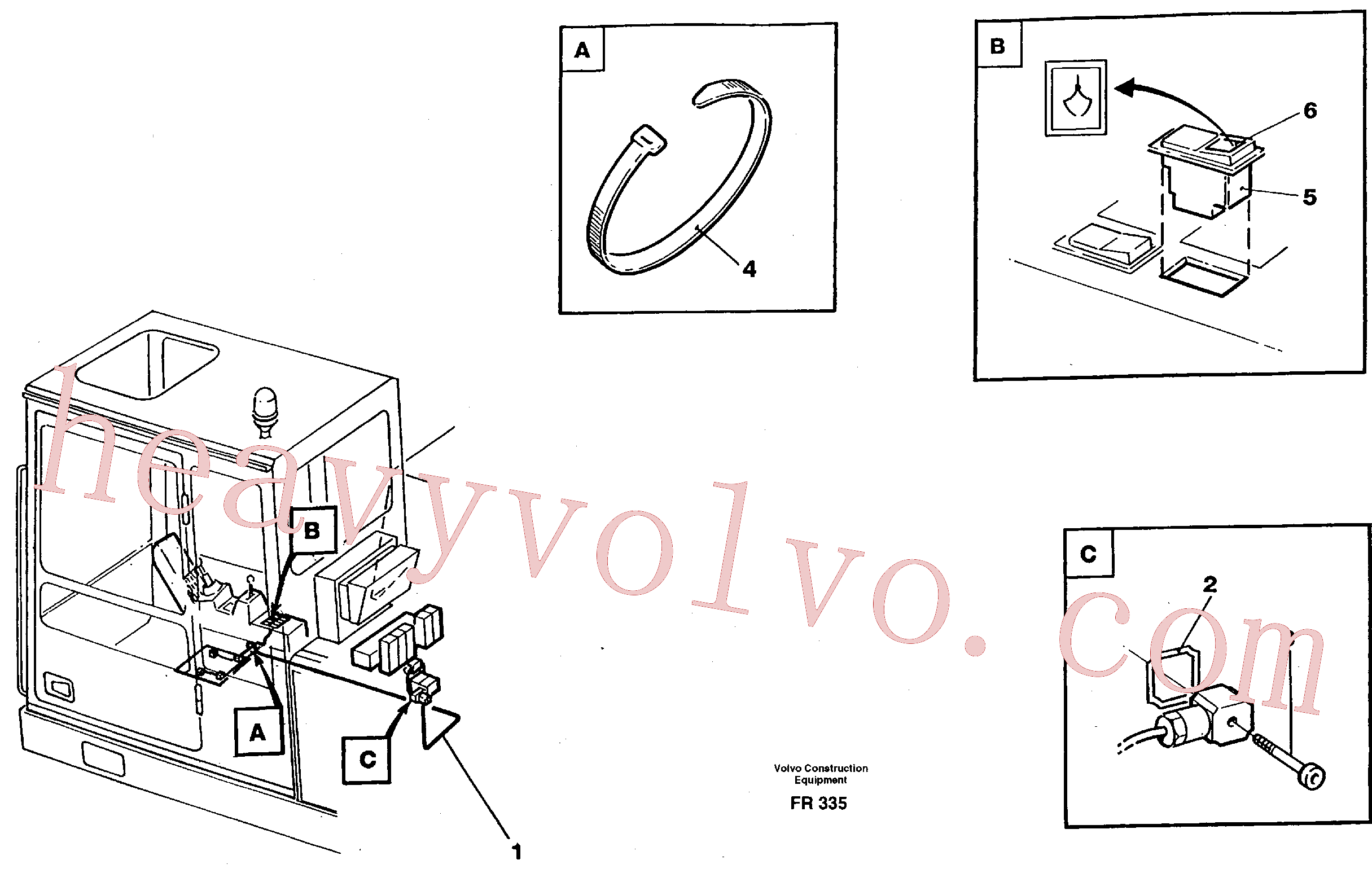 Volvo Assembly VOE968016 Cable terminal for sale