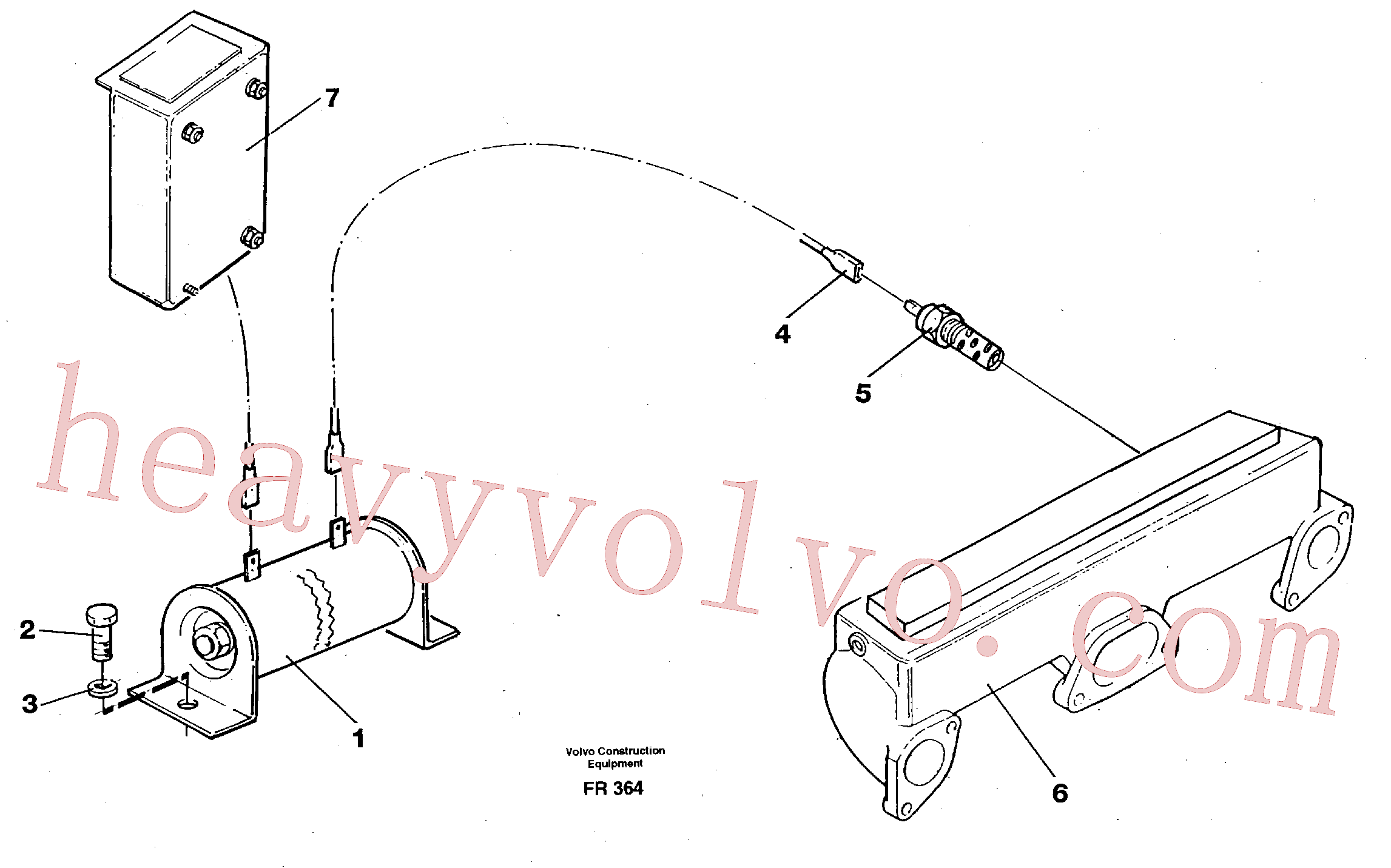 VOE14014814 Screw for Volvo Excavator spare