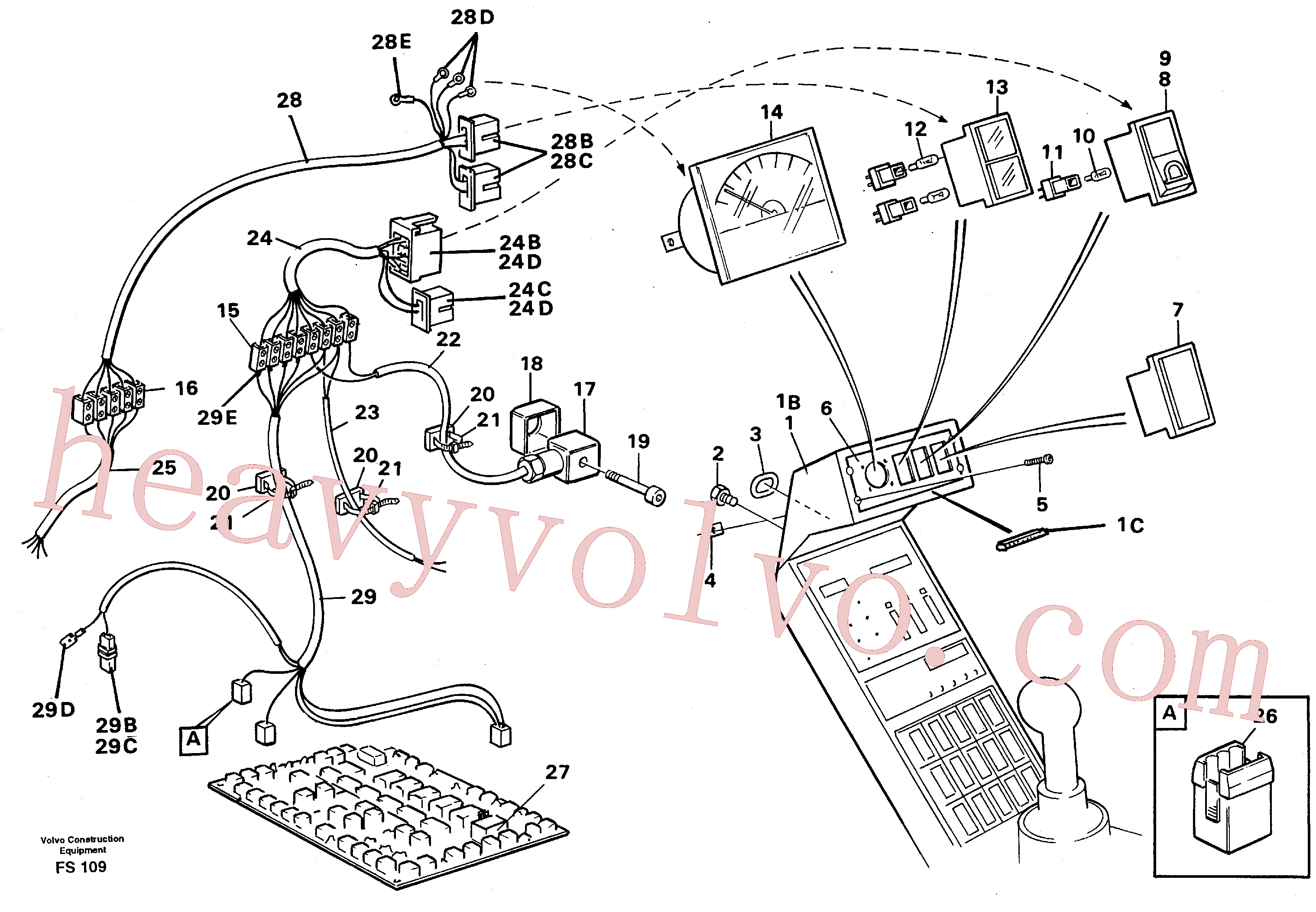 Volvo excavator part VOE14023374 Weld nut for sale