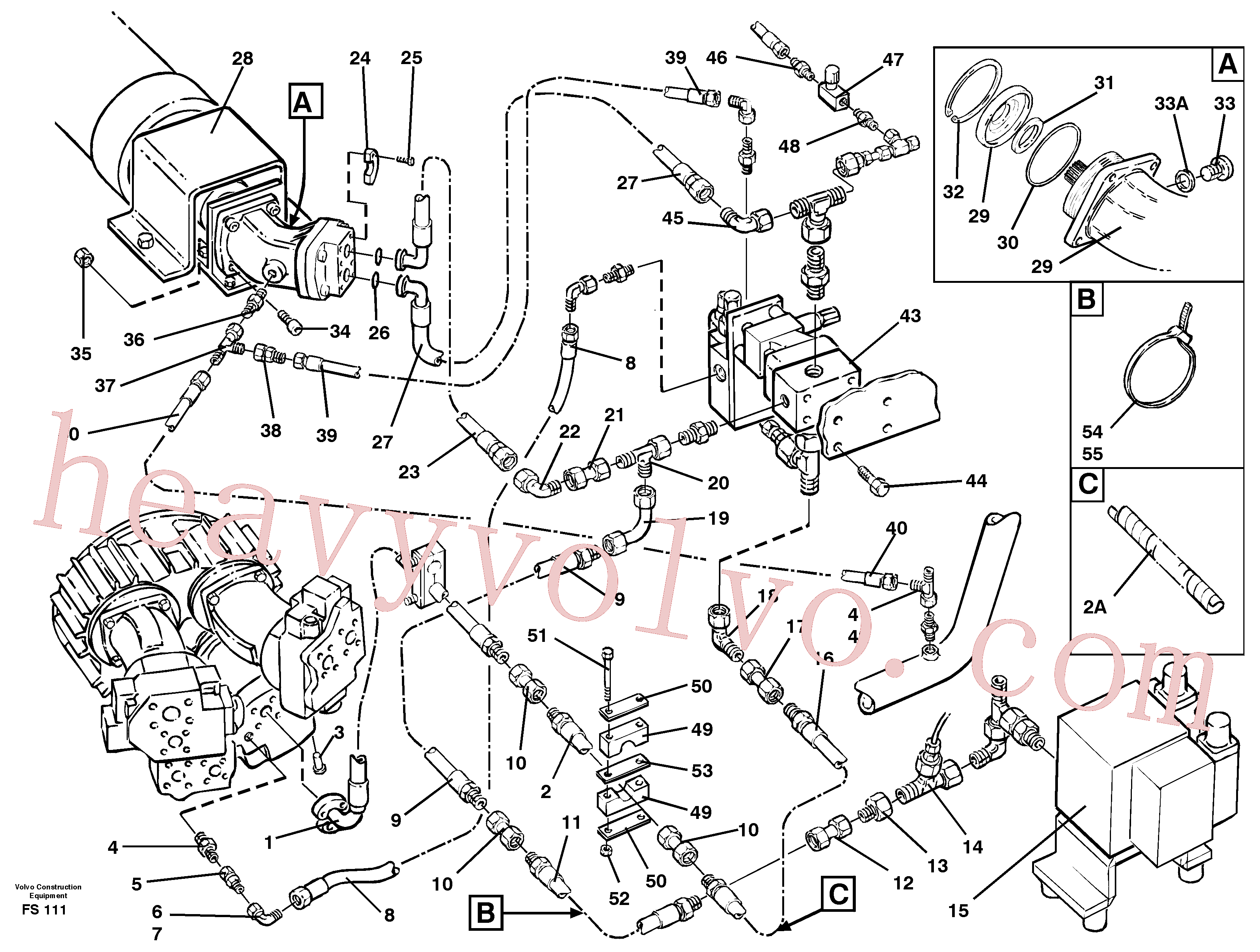 Volvo VOE14048926 Hydraulic hose aftermarket part for sale